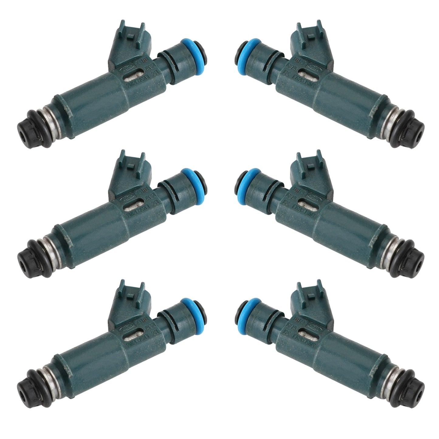6 inyectores de combustible 2M2E-A7B compatibles con Mazda 6 MPV 3.0L 2002-2008 2M2EA7B