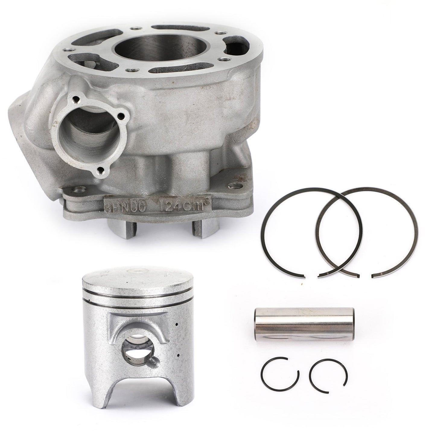 56.4mm Cylinder Jug Piston Kit For 1987-1992 Yamaha TZR 125 TZR125 2RK
