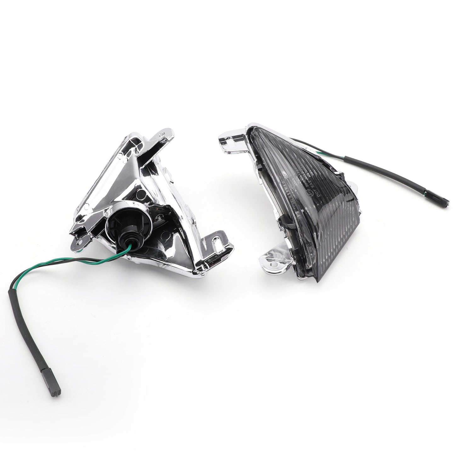 Front Turn Signals Lens Fit For Kawasaki ZX14R 2006-2010 ZX10R 2006-2007 Ninja 650F 2006-2008 Smoke Assosary