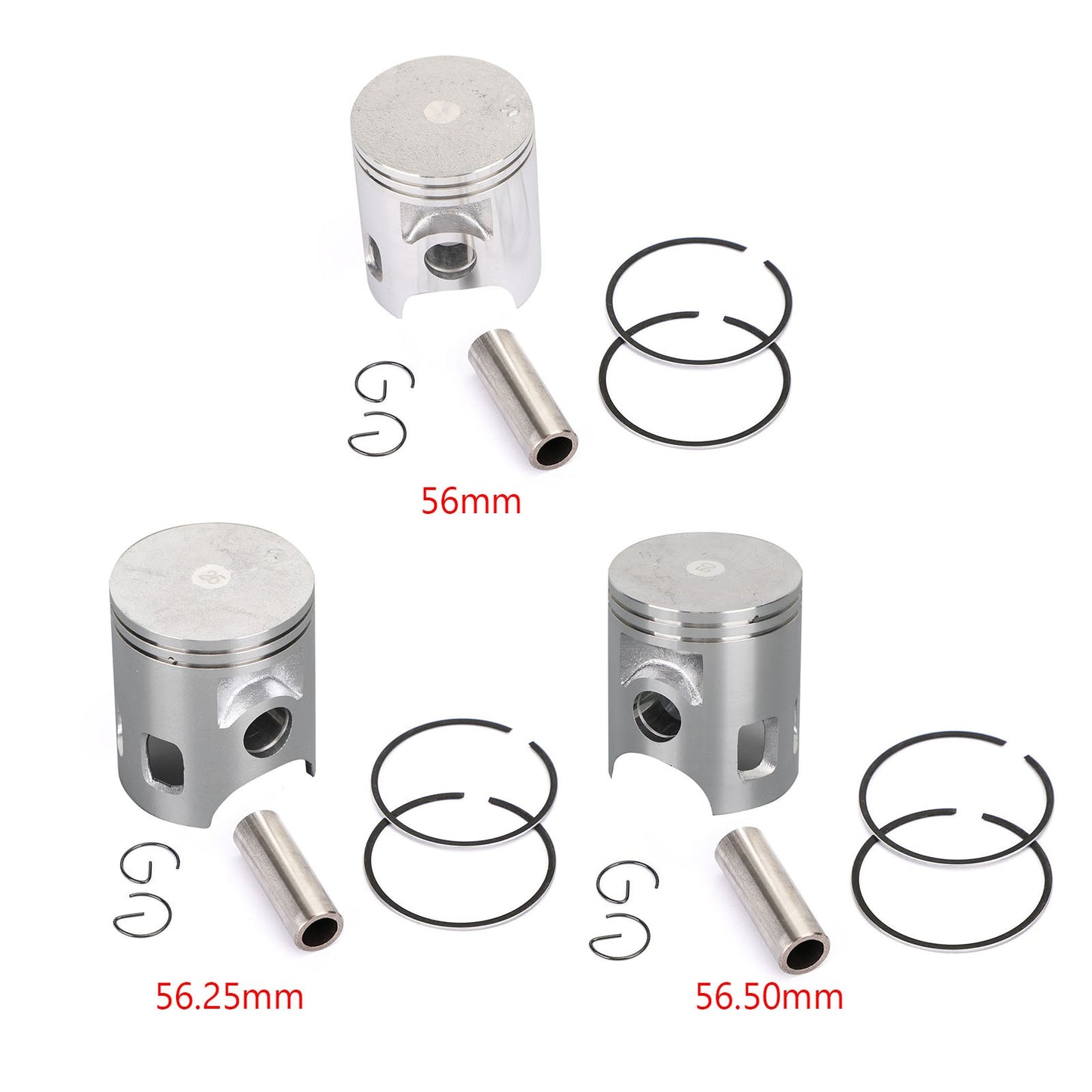 Jeu de segments de piston pour Yamaha DT125H DT125 1981 DT125G DT125 1980 DT125F DT125 1979