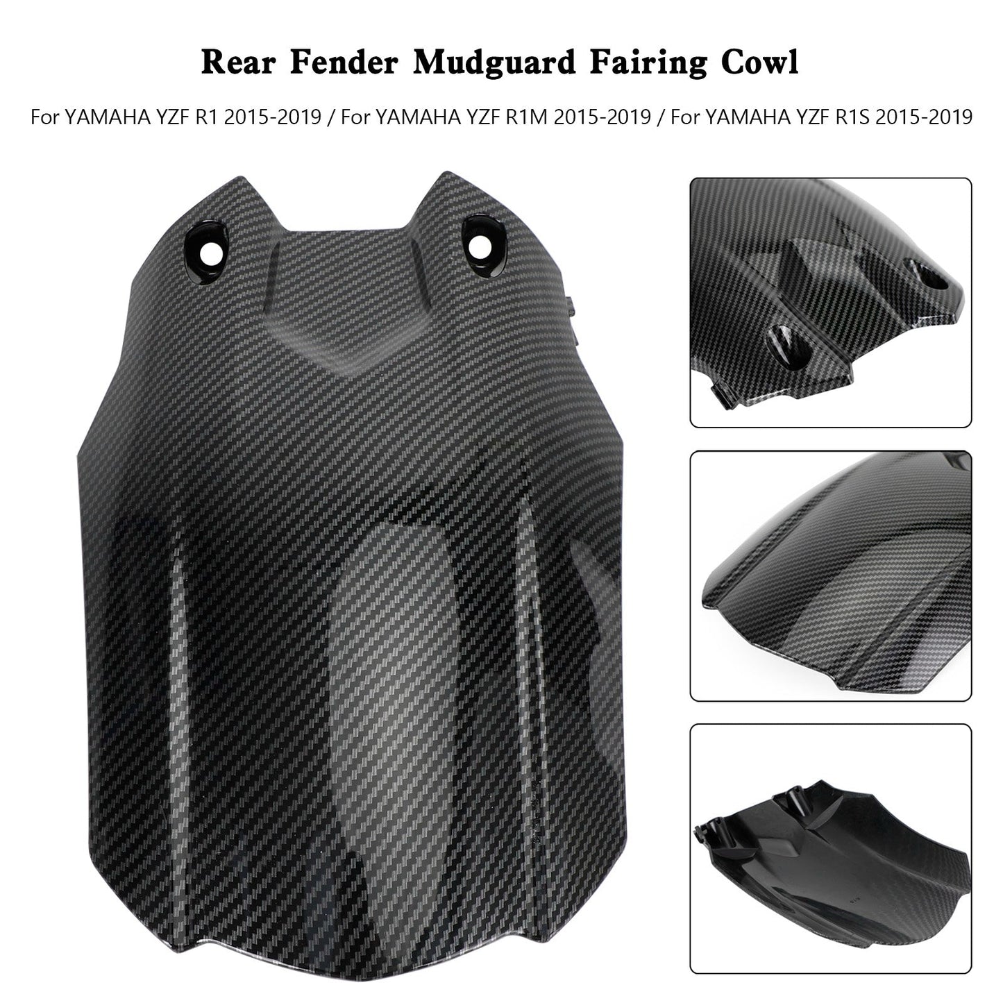 Carenado de guardabarros trasero para Yamaha YZF-R1 YZF R1M R1S 2015-2019