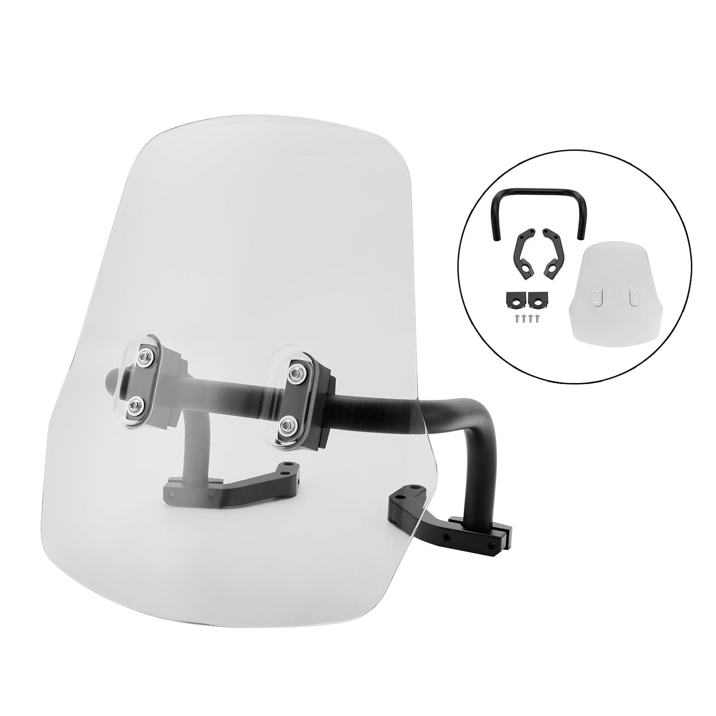 Pare-brise + support pour HONDA CRF250L/S CRF250M CRF300L 2021-2022