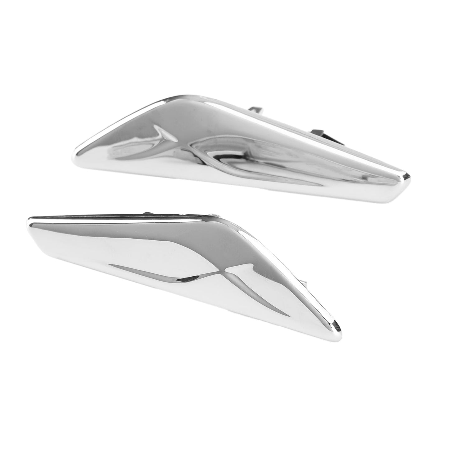 Paire de garnitures de garde-boue avant chromées pour BMW F25 F26 X3 51117338569 51117338570