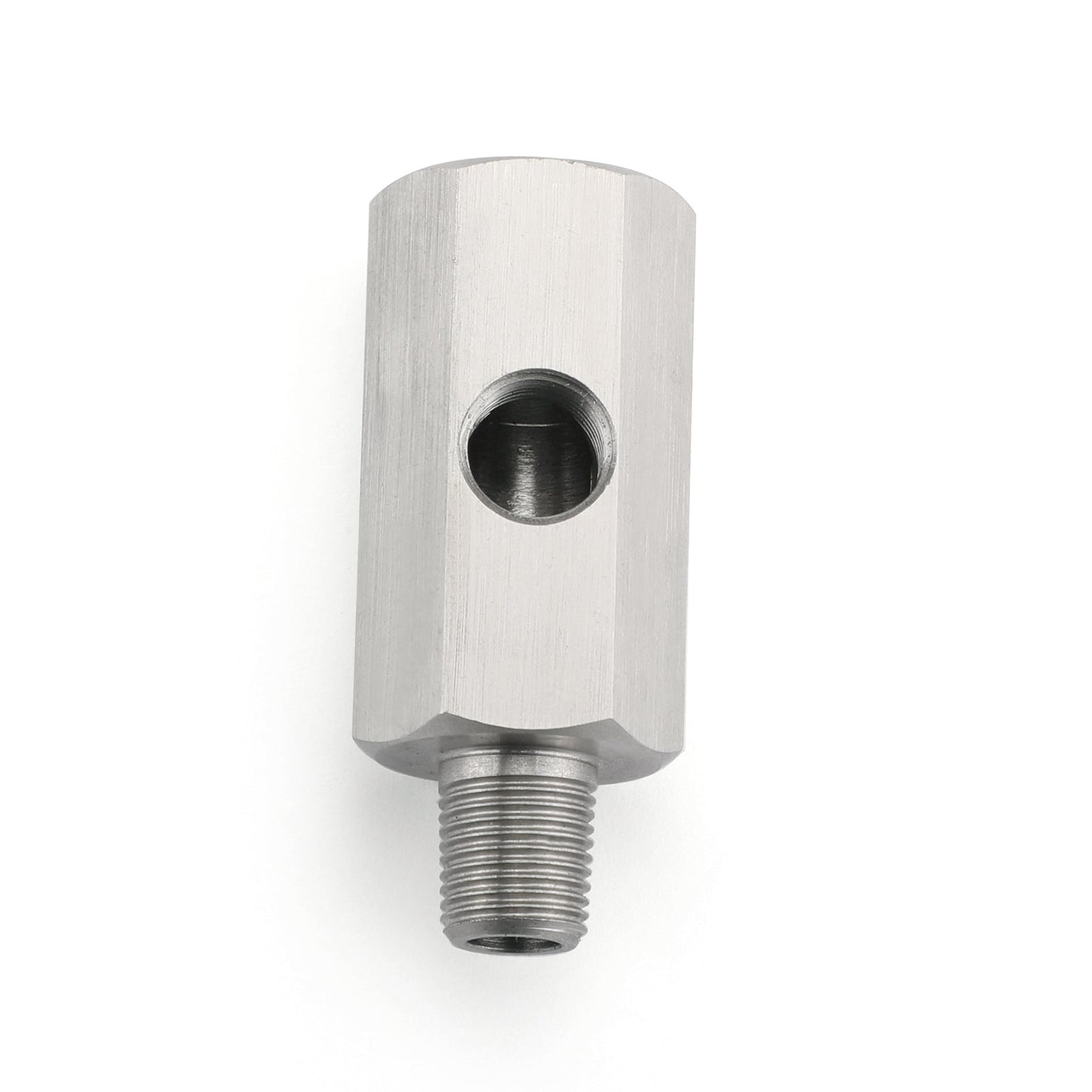Adaptateur de capteur de pression d'huile 1/8" BSPT en T vers NPT pour conduite d'alimentation turbo