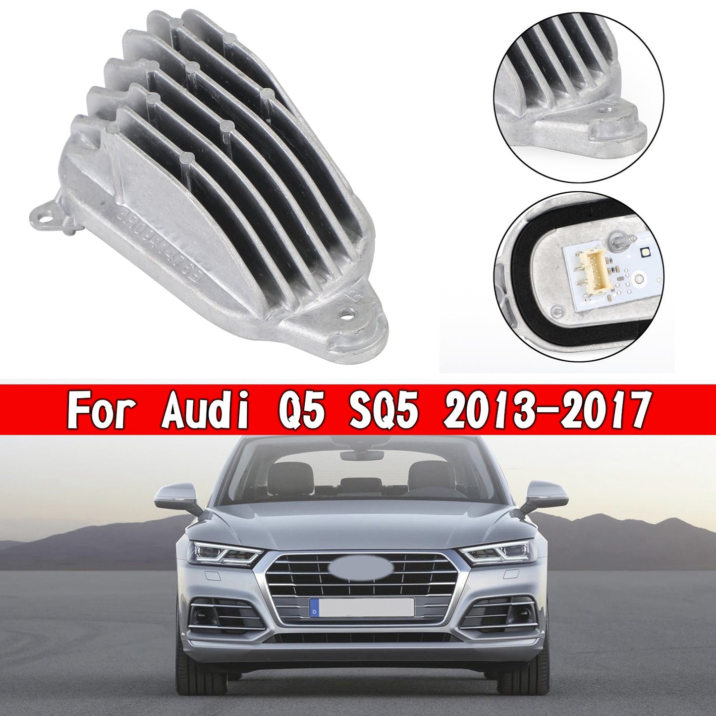 Module de commande de feux de jour à LED droit Audi SQ5 2014-2017 8R0941476B