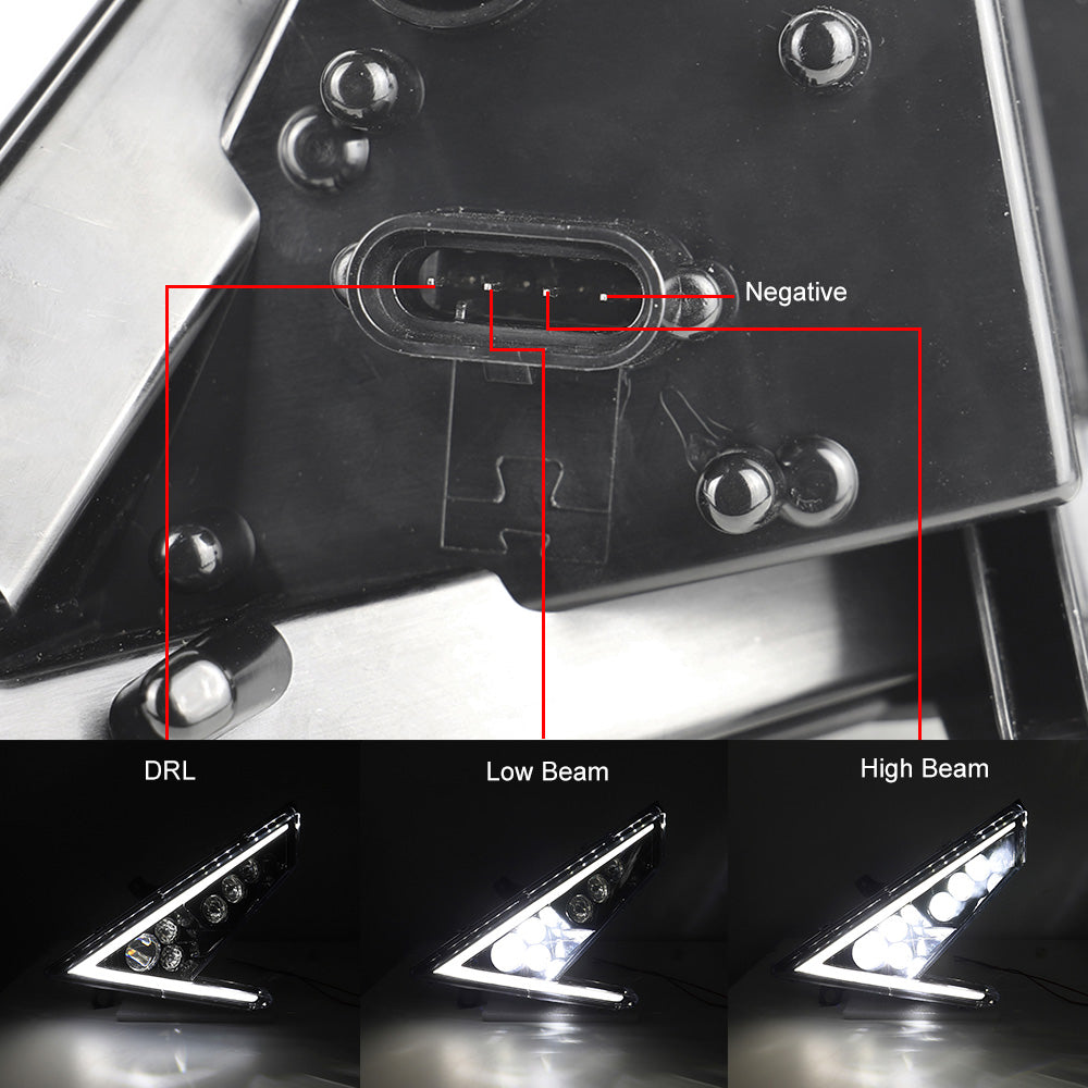 Feux avant Signature Polaris RZR PRO XP 2020-2021 pour accessoires 2414538 et 2414539