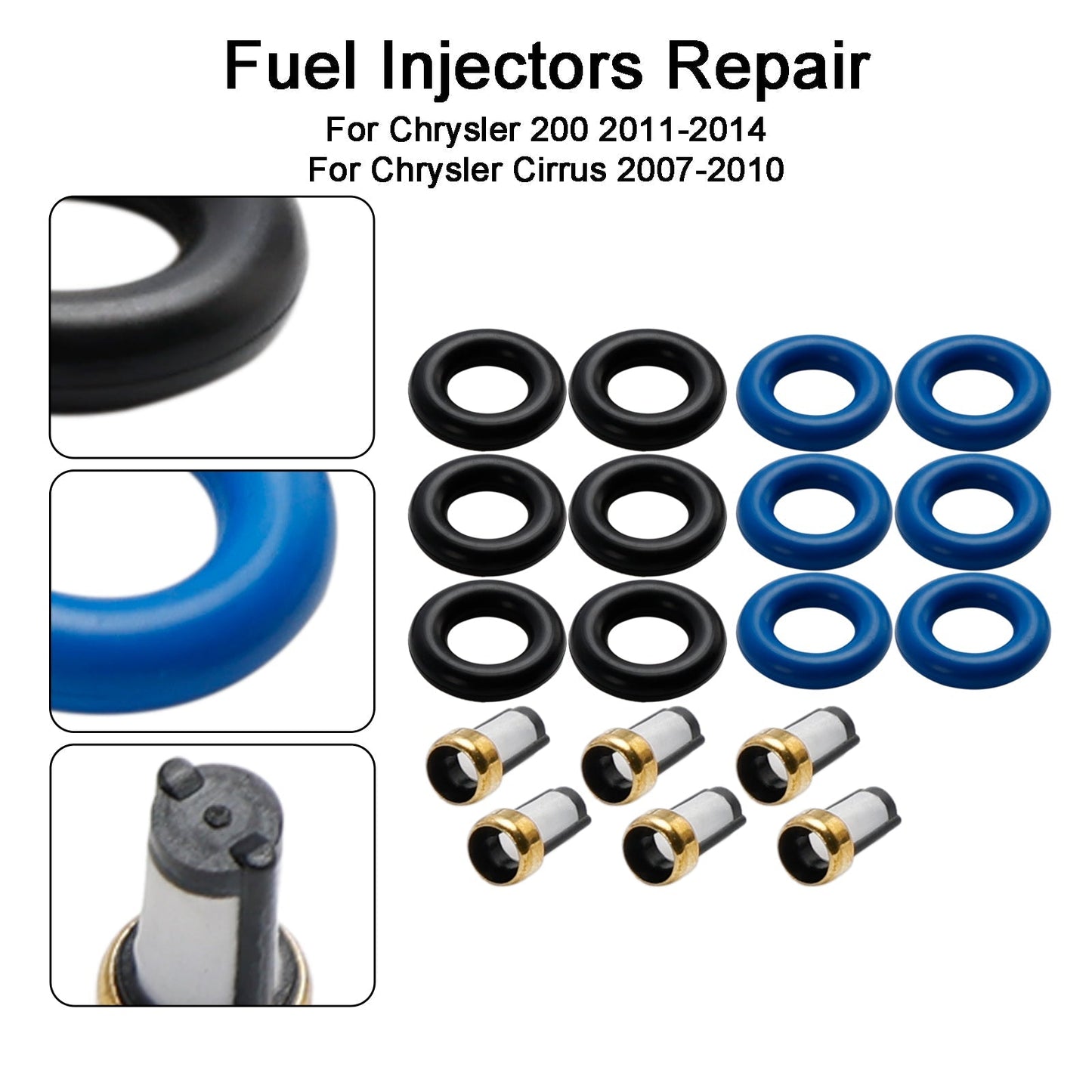 2007-2017 Jeep Compass Patriot Fuel Injector Repair Kit FJ1058 812-11133