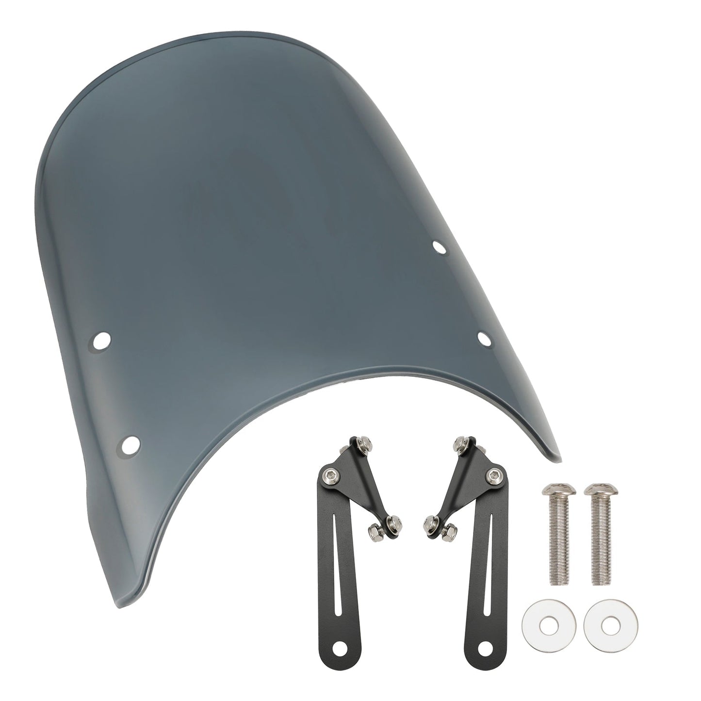 Pare-brise gris Bobber pour Moto Guzzi V7 Classic 16-23 et V9 18-23
