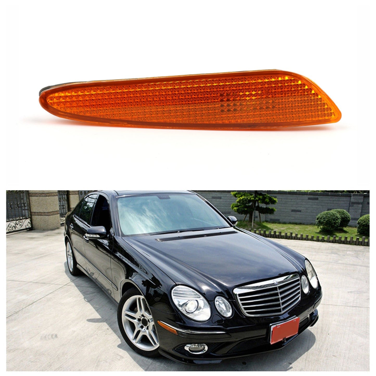 Feu de position latéral intégré au pare-chocs pour Benz W211 Classe E 2118200121 (2003-2006)