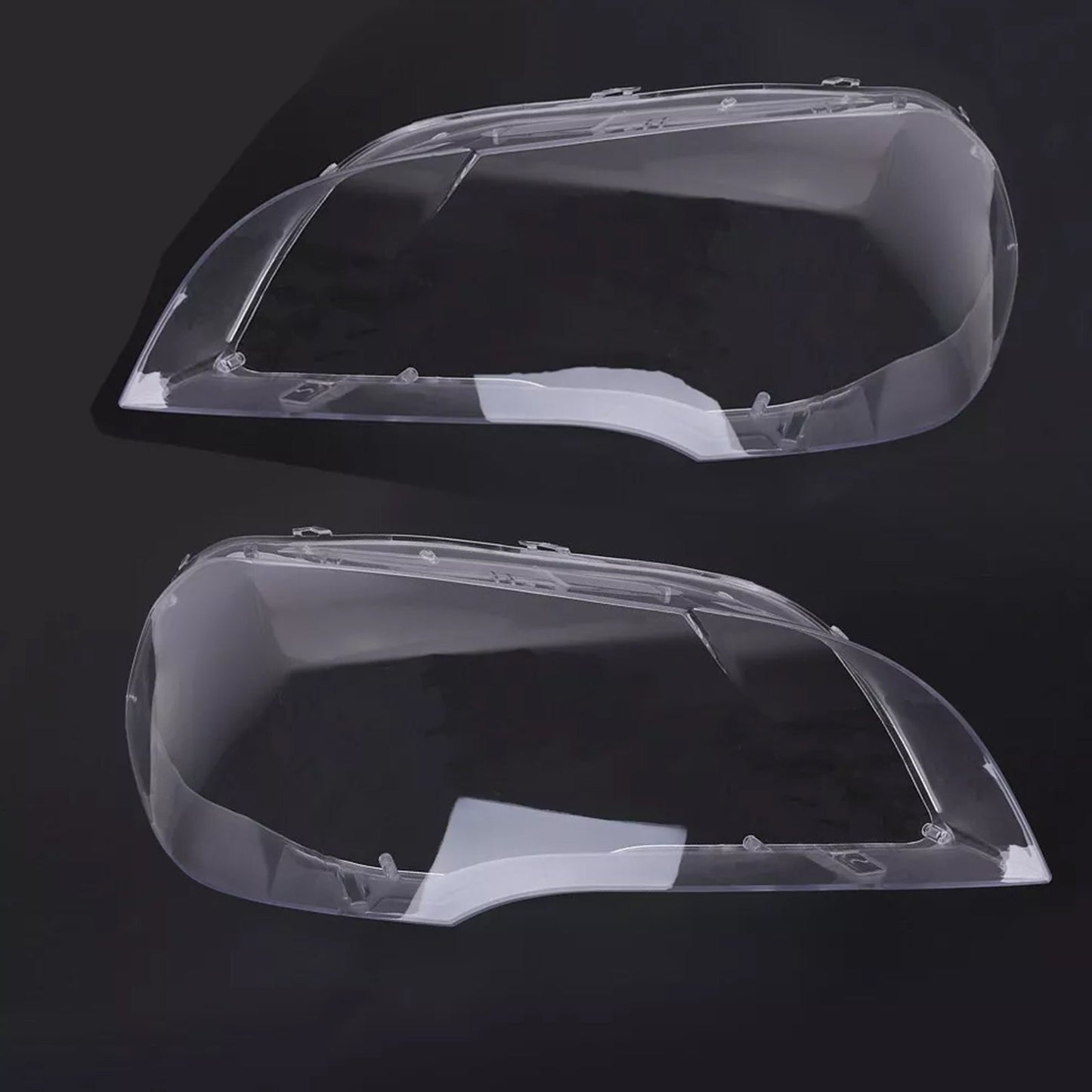 2007-2013 BMW X5 E70 2 pièces couvercle de lentille de phare transparent phare gauche + droit 63117288996 63117288998