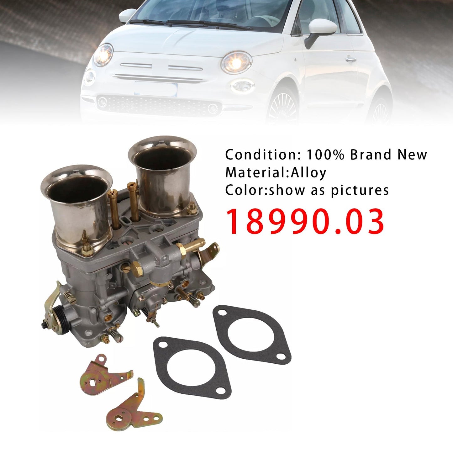 Toute application utilisant le carburateur Weber IDF Volkswagen Jaguar Porsche American V8 Carburateur 44 IDF 2 corps avec klaxon à air 18990.03 18990.035V