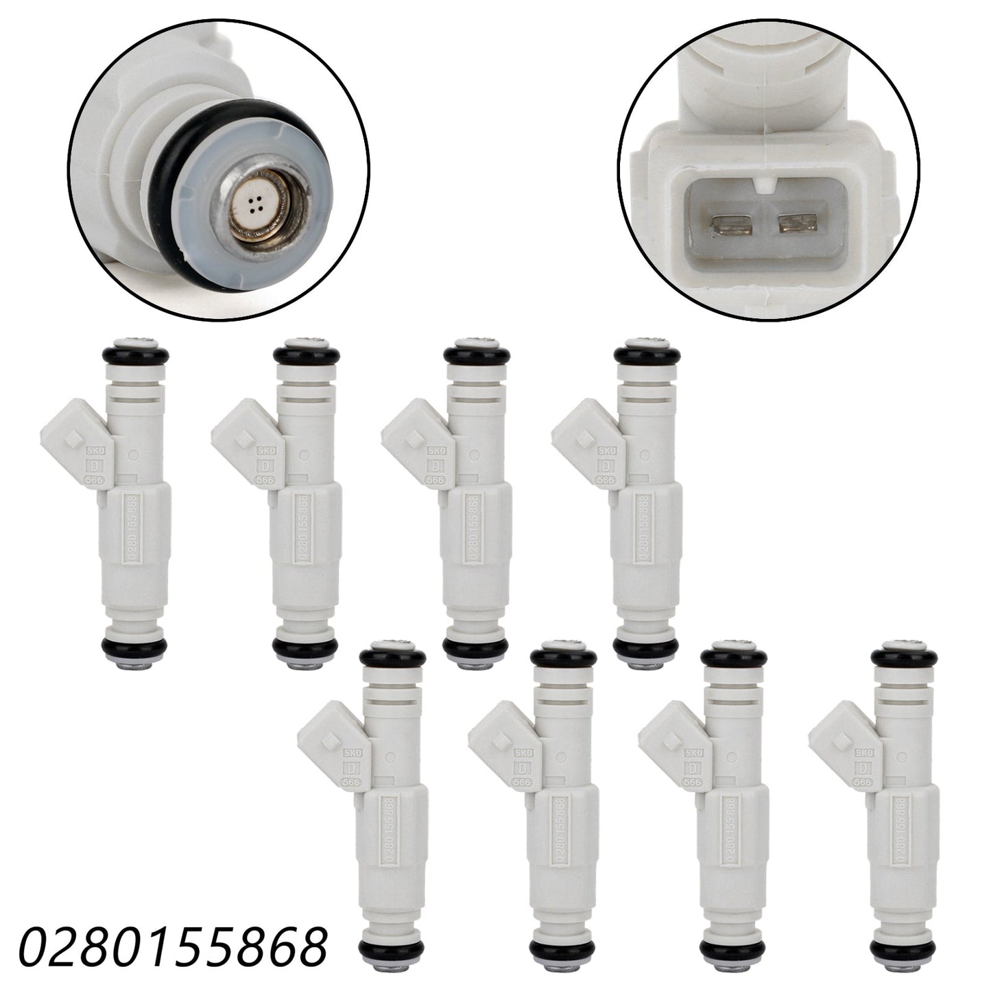 8PCS 36lb Injecteurs de carburant 0280155737 Compatible avec Ford Fit GM LS1 LT1 5.0L 5.7L 380CC 0280155811 0280155737