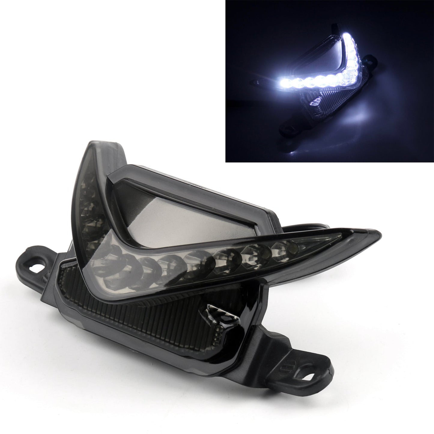 LED Rear Night Running lights For For Honda CBR600RR 2007-2013 2011 2012 Smoke Assosary