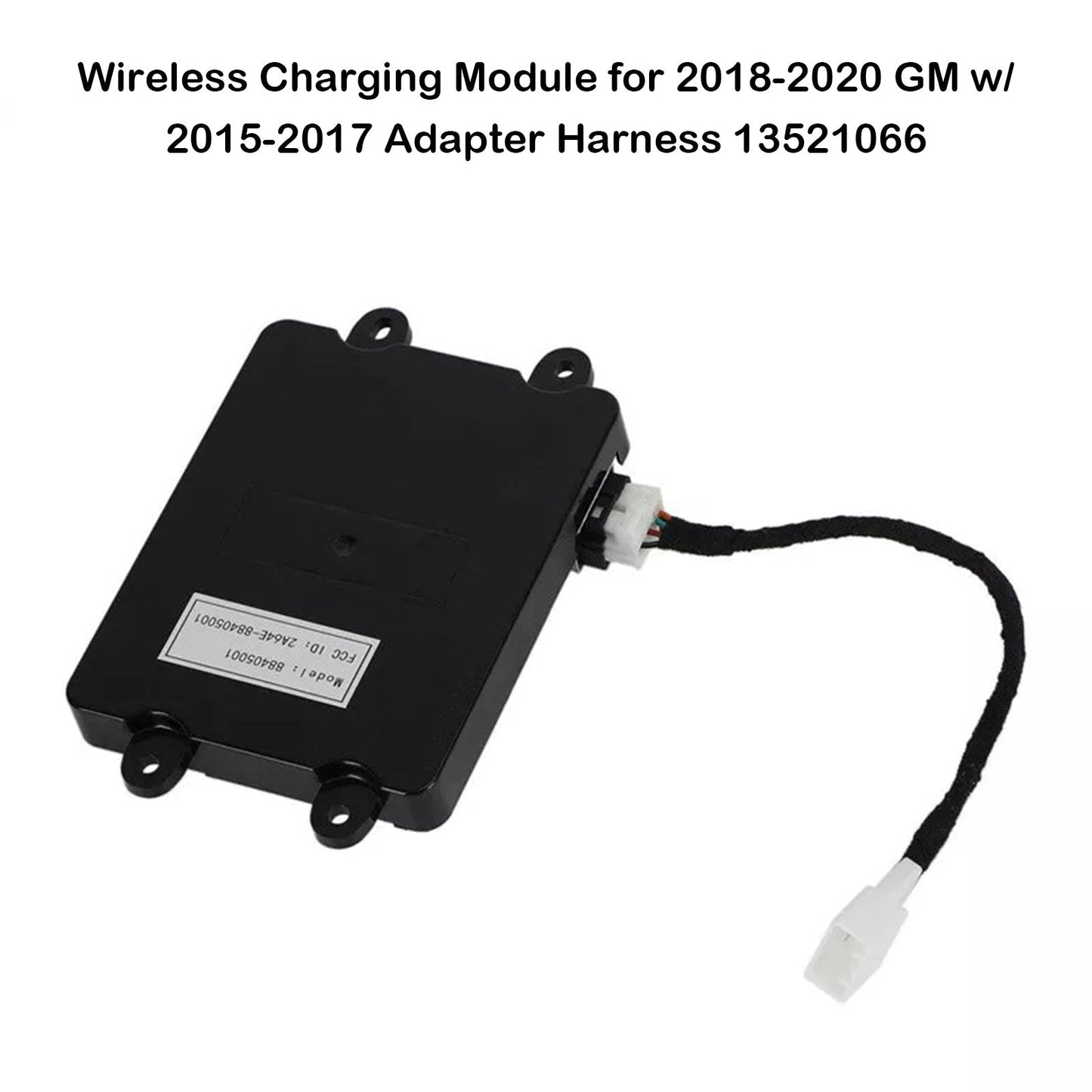 2016-2017 Chevrolet Silverado Volt GMC Sierra Wireless Charging Module Adapter Harness 13521066