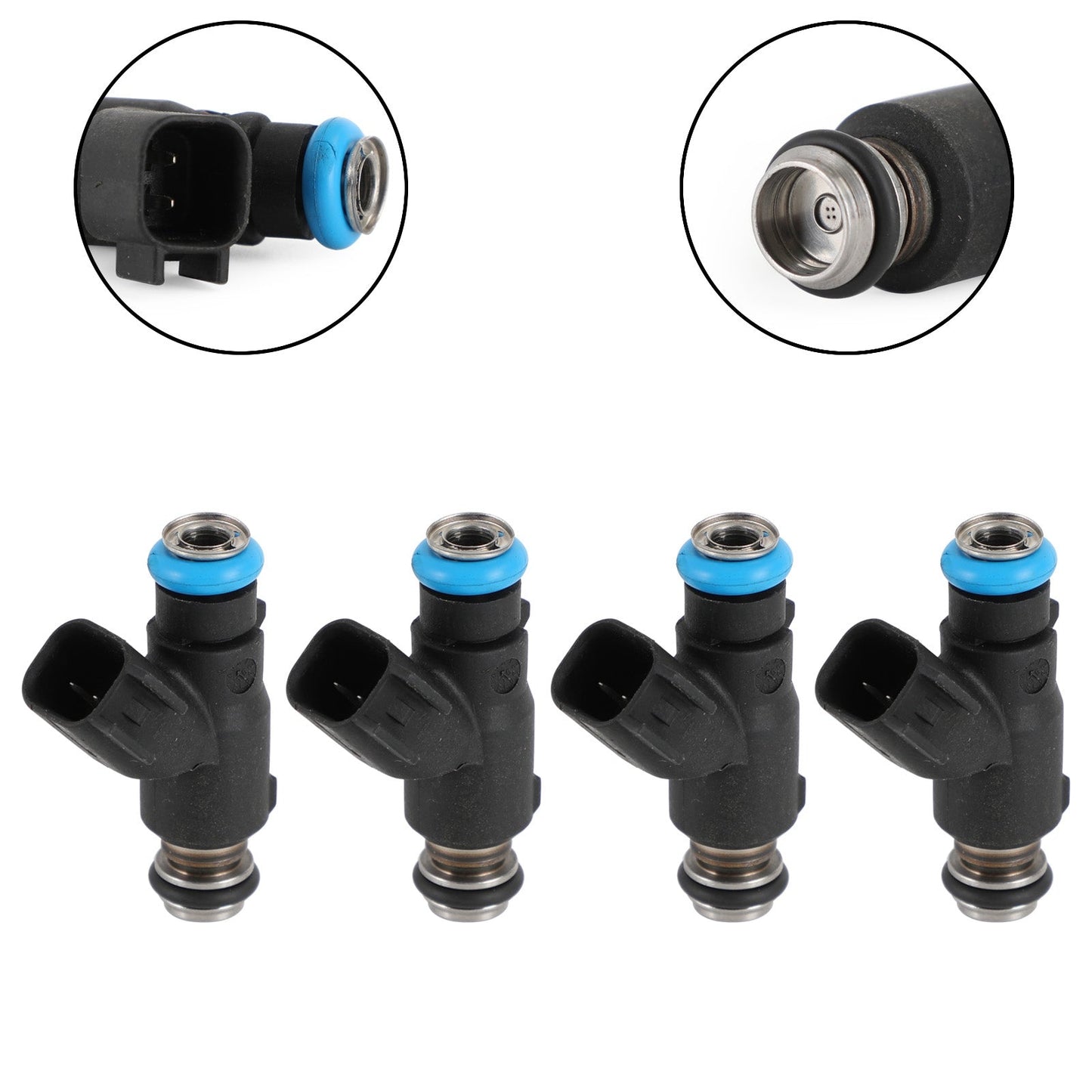 4 inyectores de combustible 96487553 compatibles con Chevrolet Aveo Aveo5 06-08 Pontiac Wave Wave5