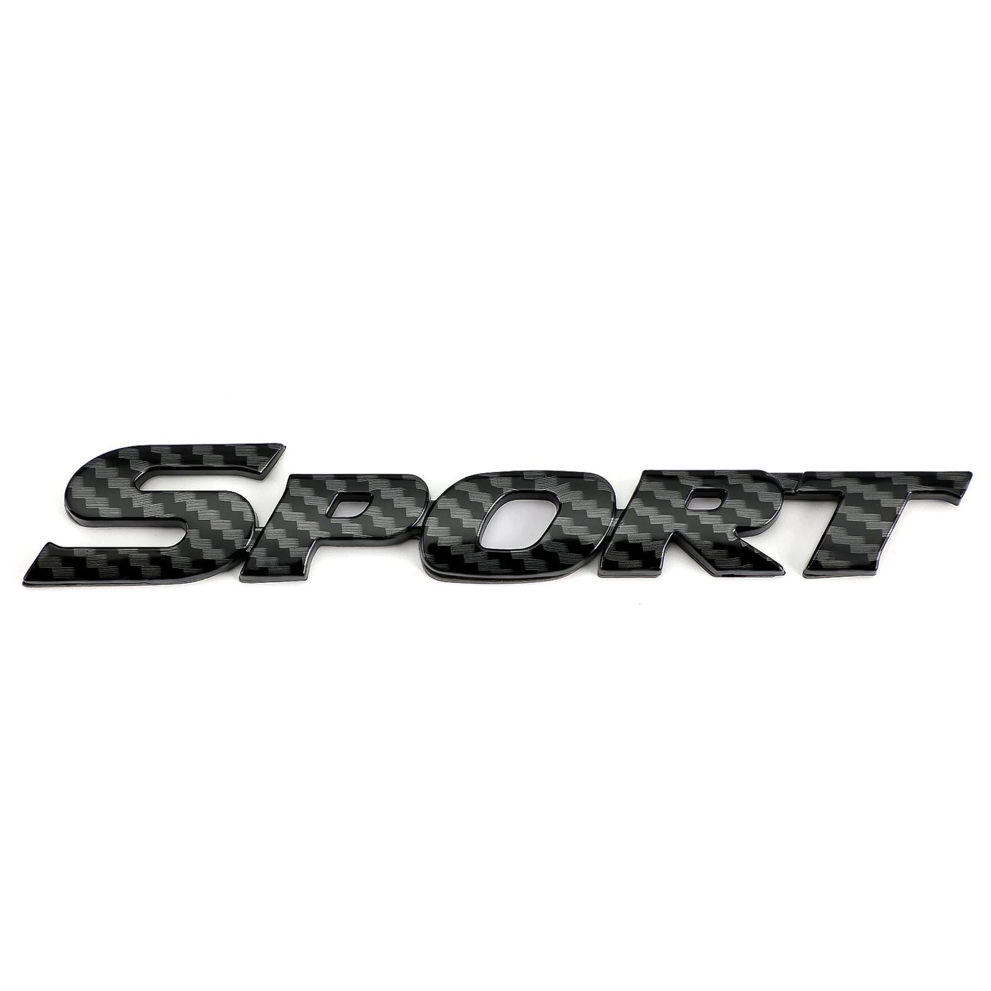 Autocollant 3D en métal avec logo sport pour coffre de voiture et hayon