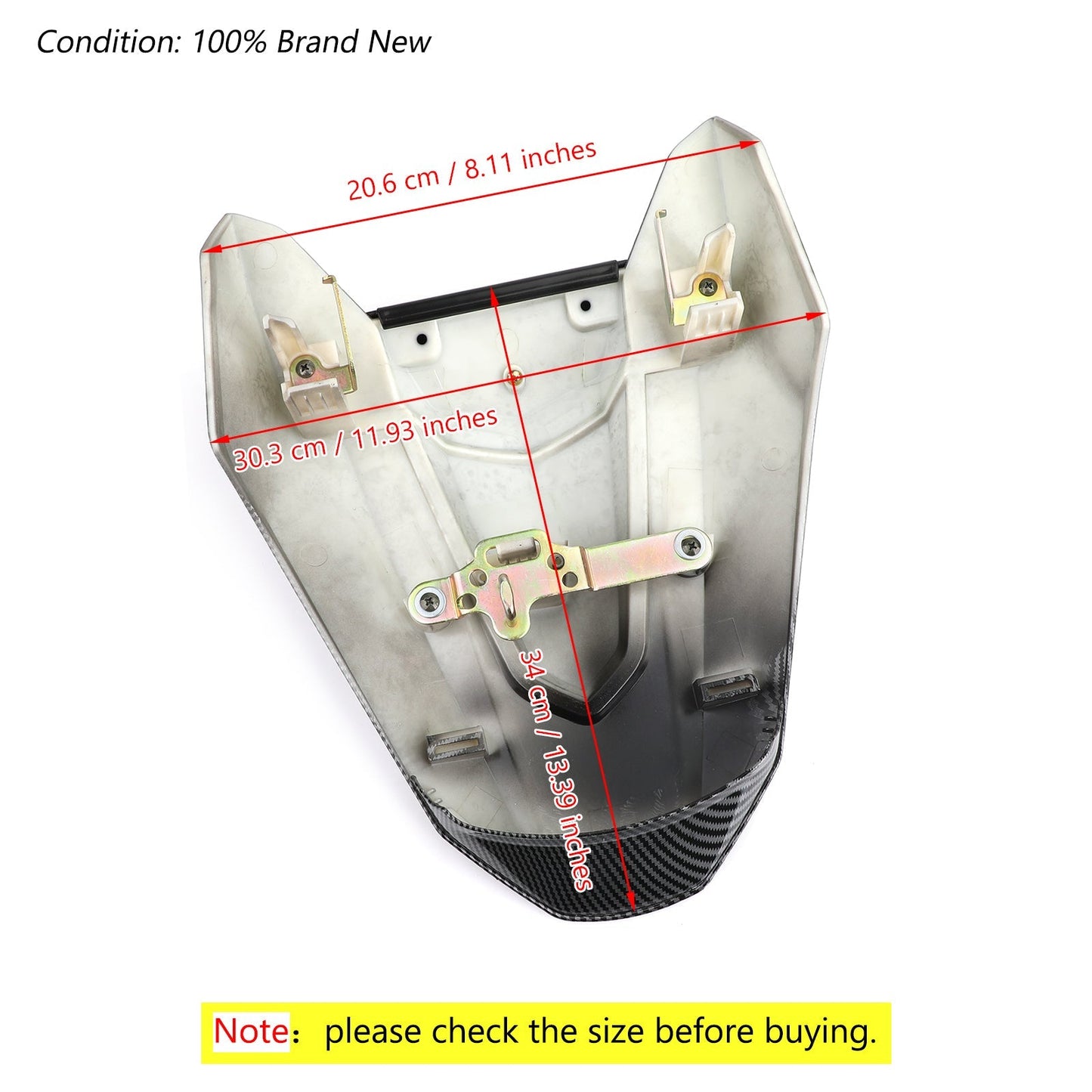 Capot de carénage de selle arrière passager pour moto Honda CBR650R 2019-2020