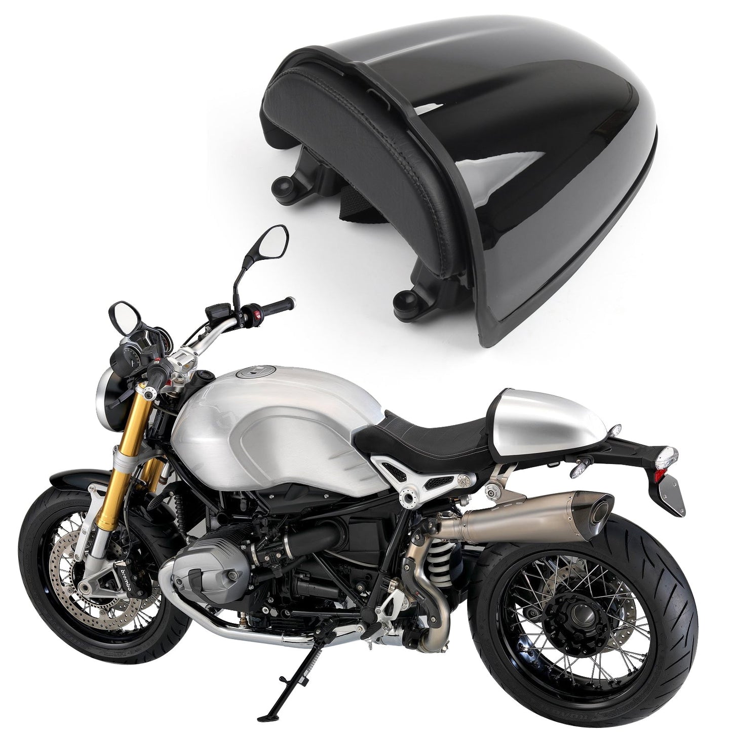 Capot de selle noir pour BMW 1200R NINE T 2014-2021