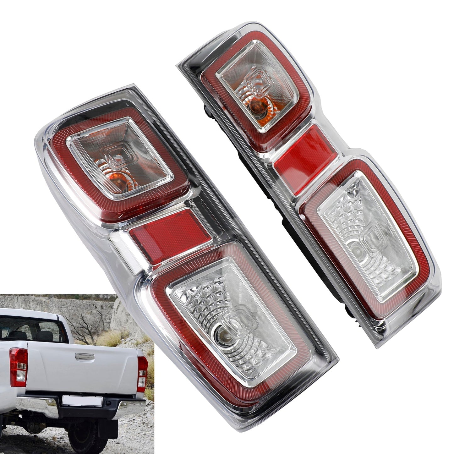 Feu arrière à LED gauche et droit pour pick-up Isuzu D-Max 2020-2022
