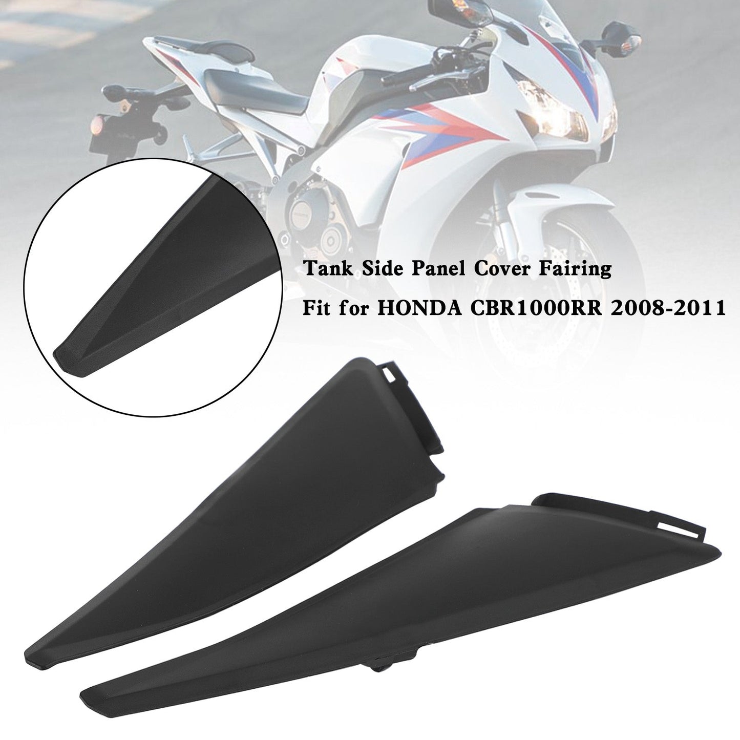 Garniture de carénage latérale de réservoir pour Honda CBR1000 RR 2008-2011