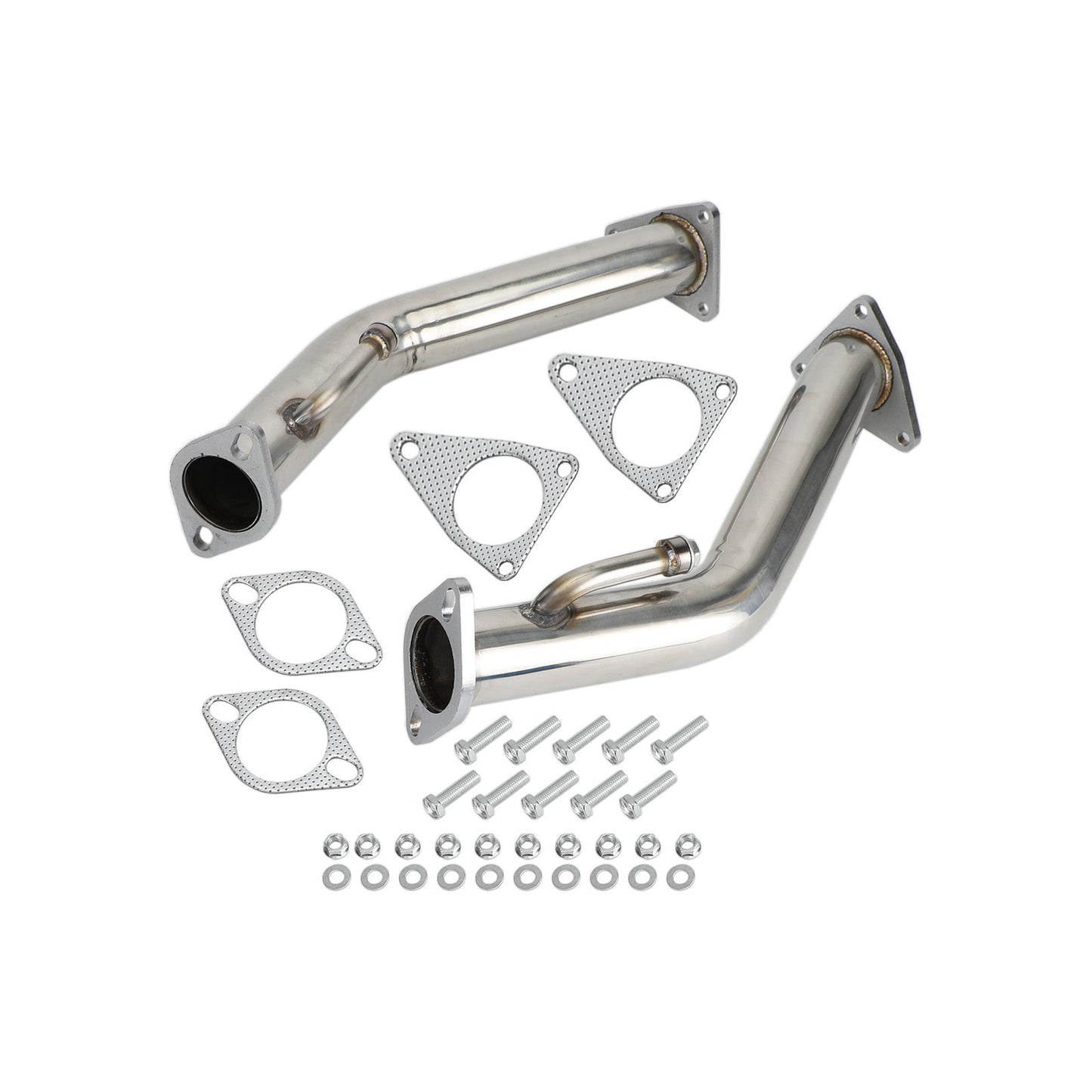 Tuyau d'échappement de 2,5 pouces en acier inoxydable pour Infiniti G37 3,7 L V6 Coupé/Berline (2008-2013)