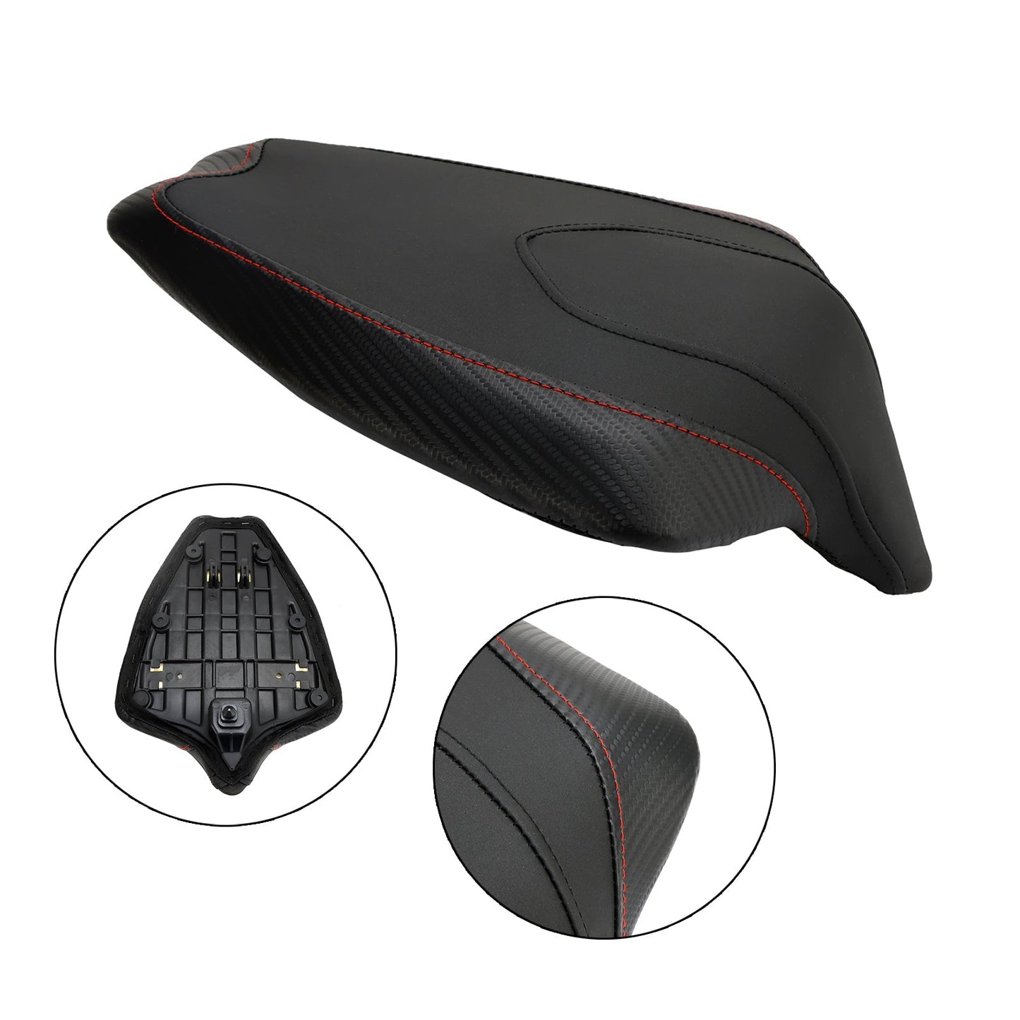 Coussin de siège arrière plat en polyuréthane pour passager, compatible avec Aprilia RS 660 Tuono 660 2020-2023