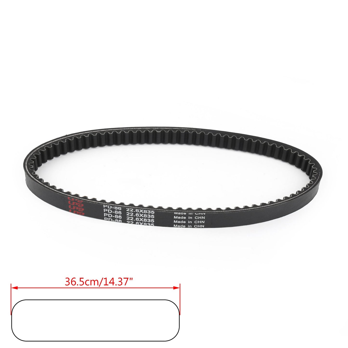 Drive Belt Fit For Malaguti Madison 250 Madison 3 250 Phantom Max 250 Black