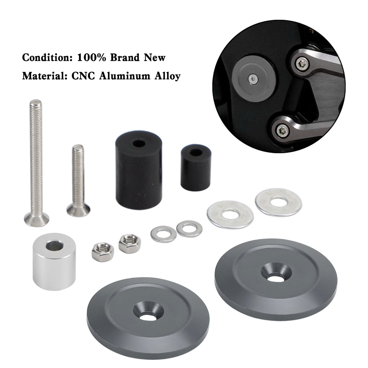 Bouchon de pivot de bras oscillant pour Suzuki Katana GSX-S1000 GSX-S1000F 2016-2021