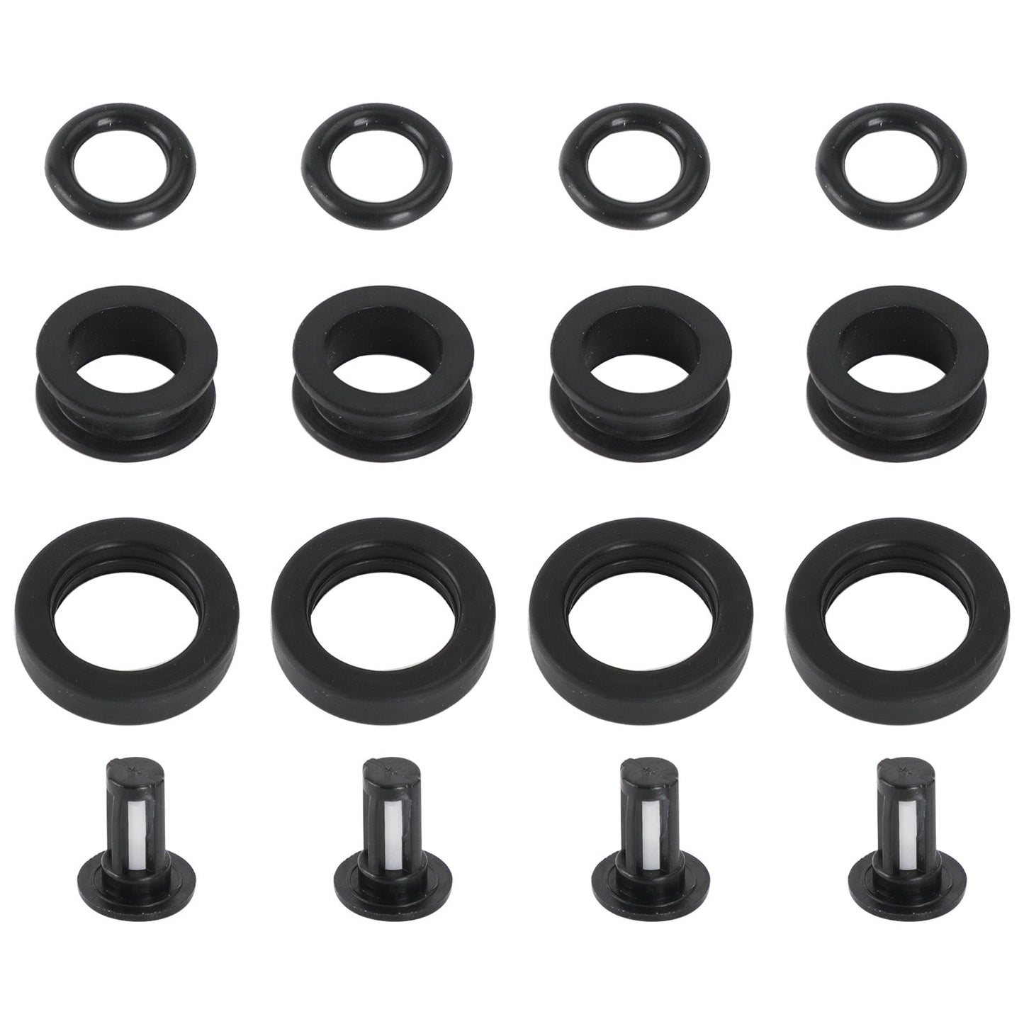 1996-2000 Honda Civic/ 1998-2002 Accord/ 1997-2001 Prelude 4PCS Fuel Injectors Repair Kit 06164P2J000