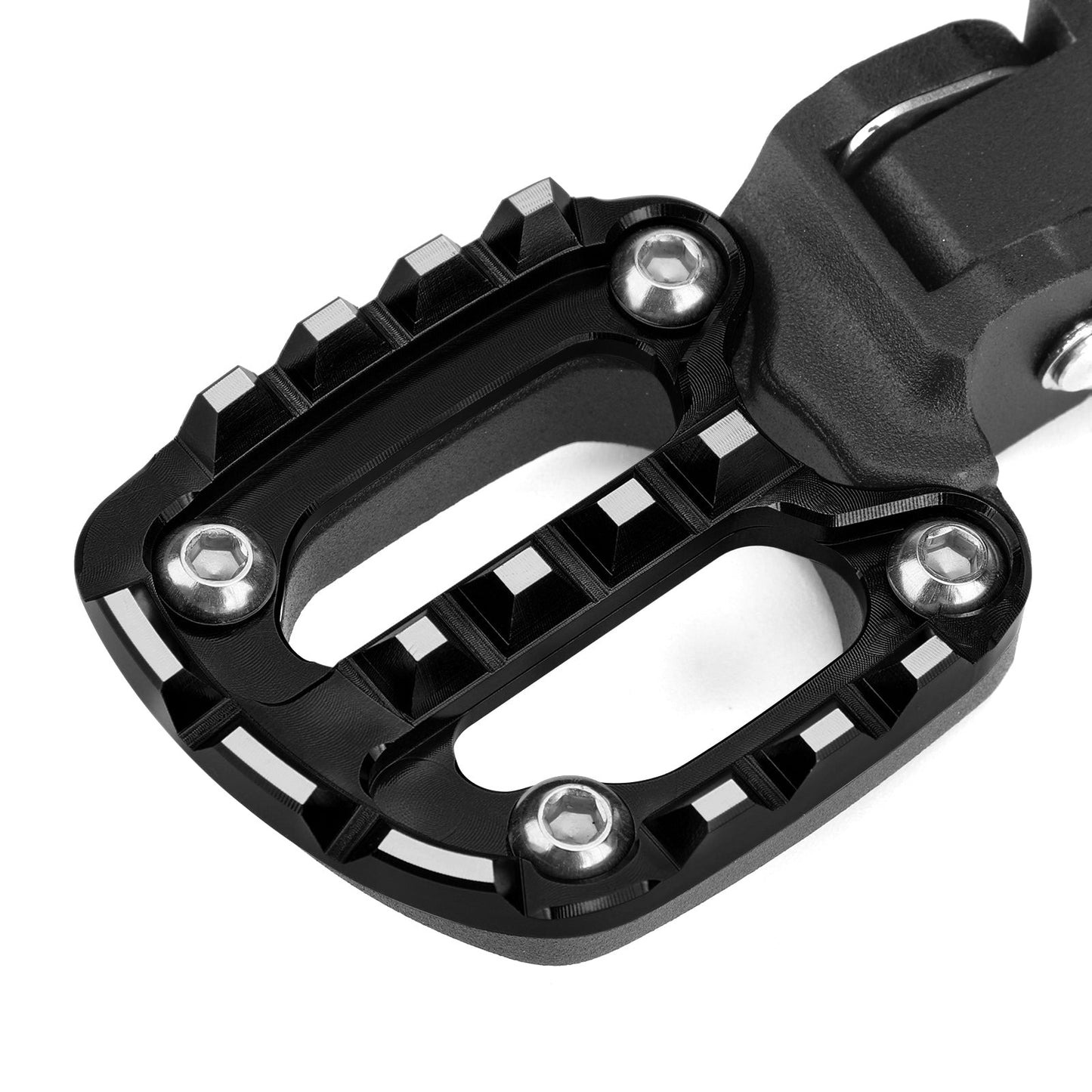 Reposapiés plegables para motocicleta, pedales traseros para Honda X-ADV 750 2017-2018, color negro