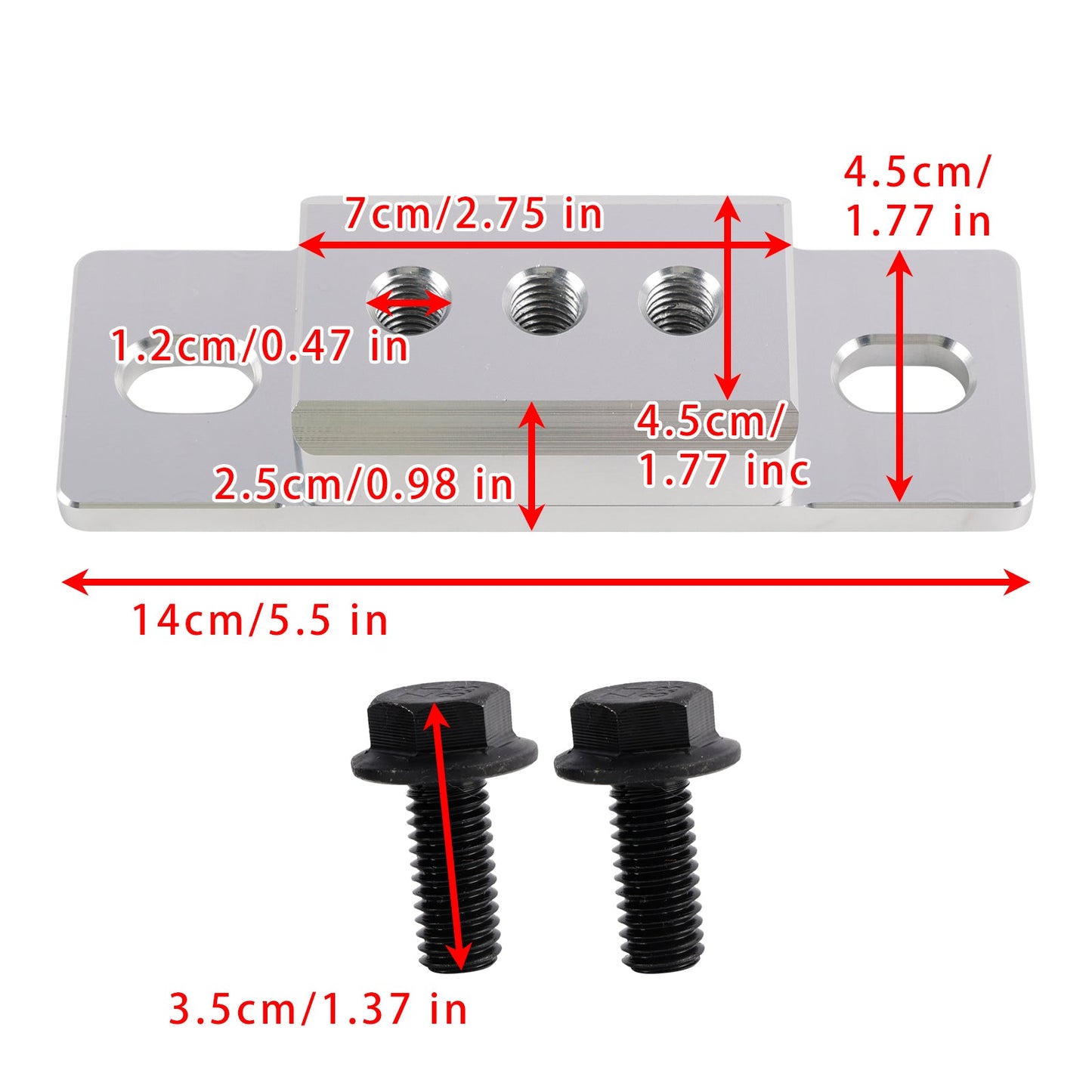 Support de transmission en aluminium GM TH350 TH400 4L60E 4L65E 551404