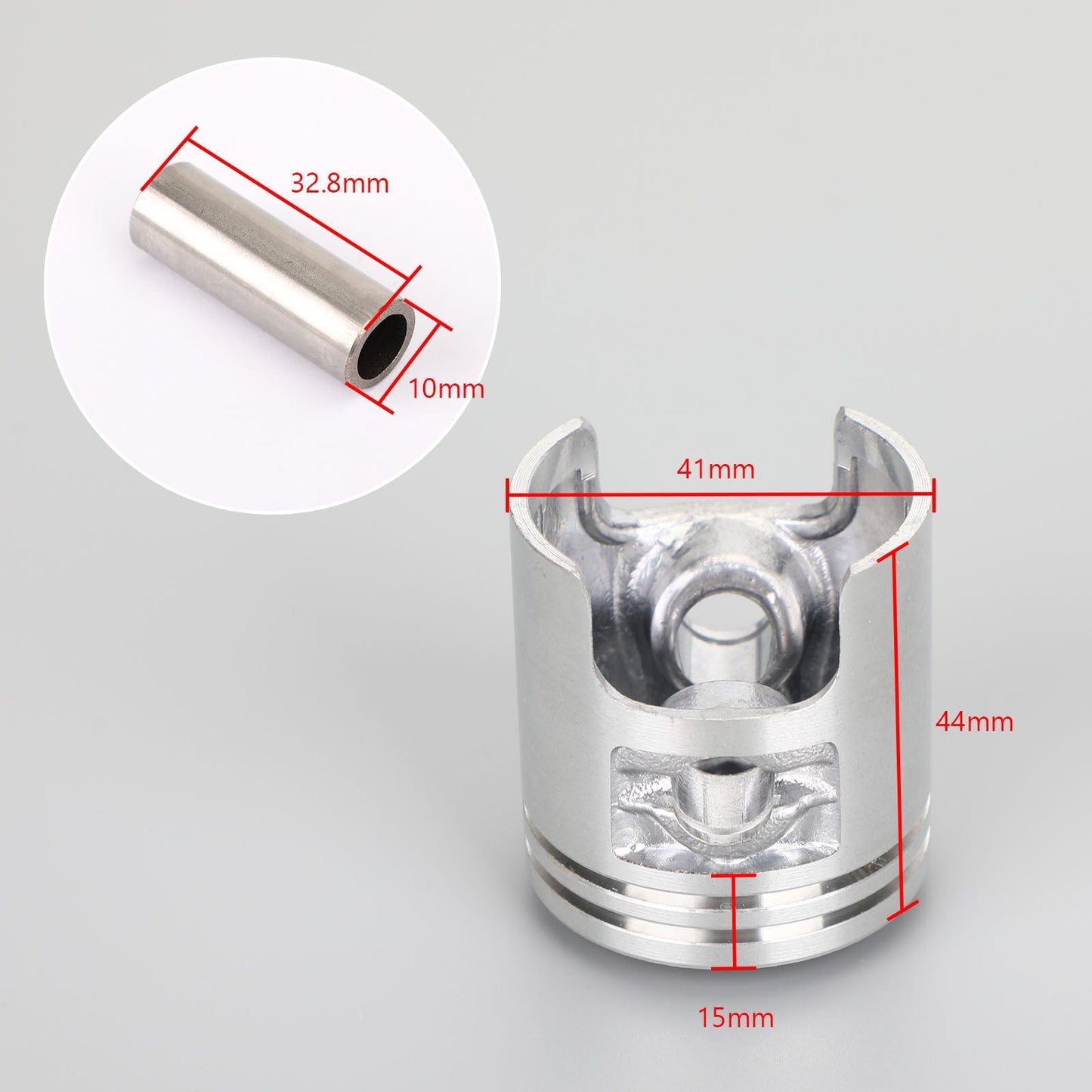 Kit piston Suzuki AY50 KATANA AP50 AE50 AD50, alésage standard, 1,00 mm (42 mm)