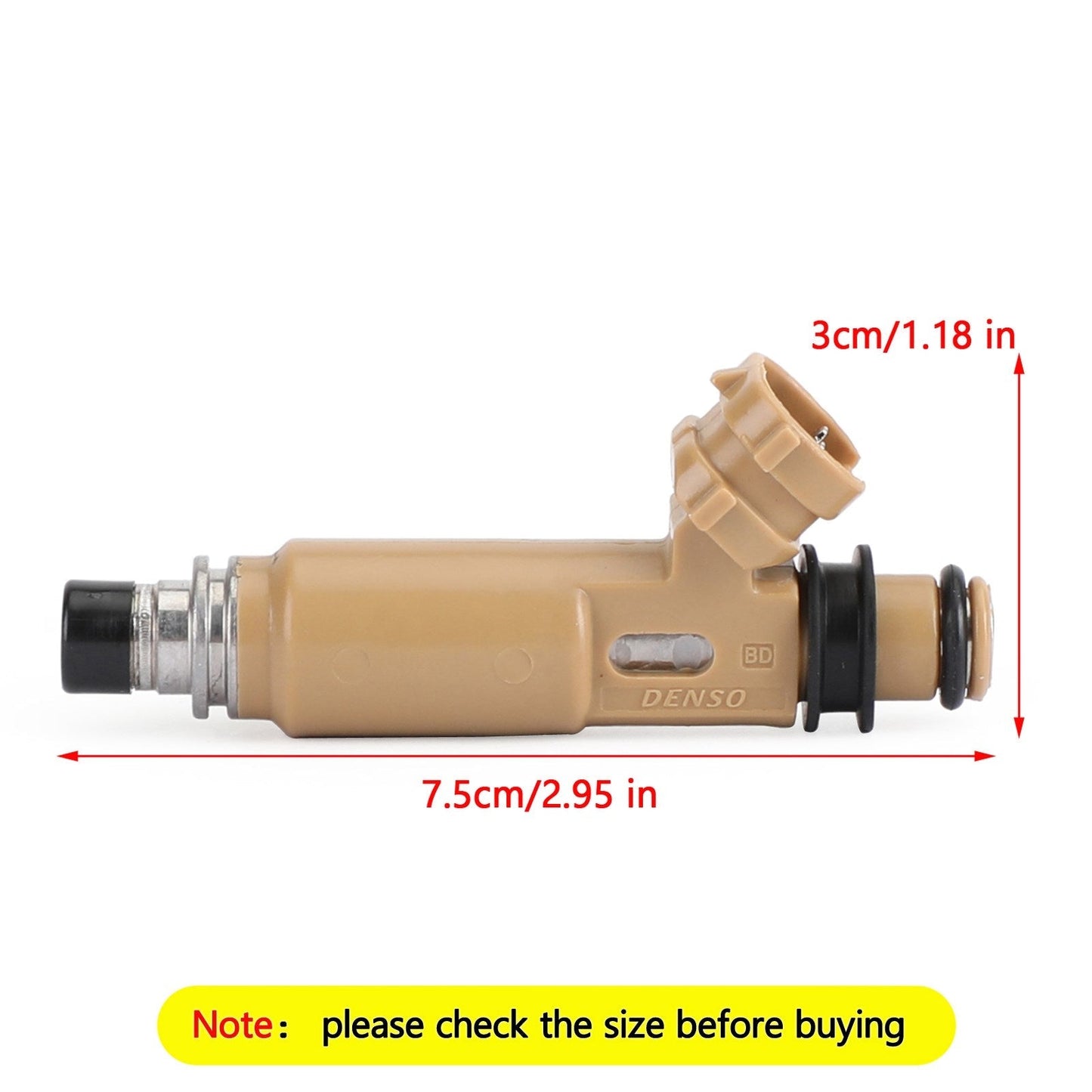 4 inyectores de combustible 23250-74170 23209-74170 compatibles con Toyota Camry RAV4 Avensis
