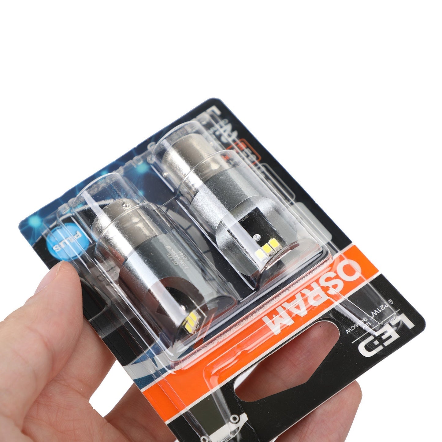 2 ampoules auxiliaires LED OSRAM 9456CW pour voiture P21W 12 V 2,5 W BA15s
