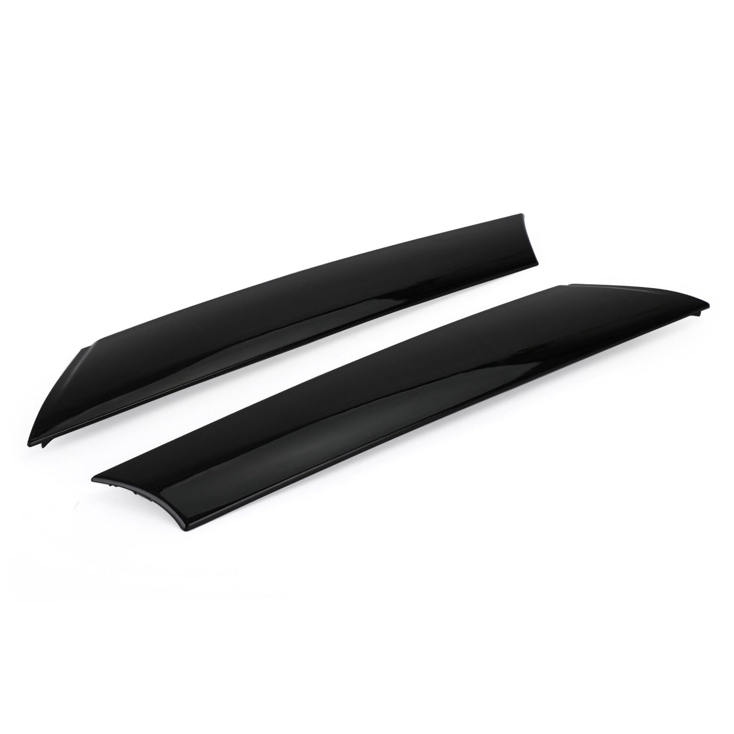 2 molduras negras para postes de parabrisas delanteros Mini R55 R56 51137272583/84