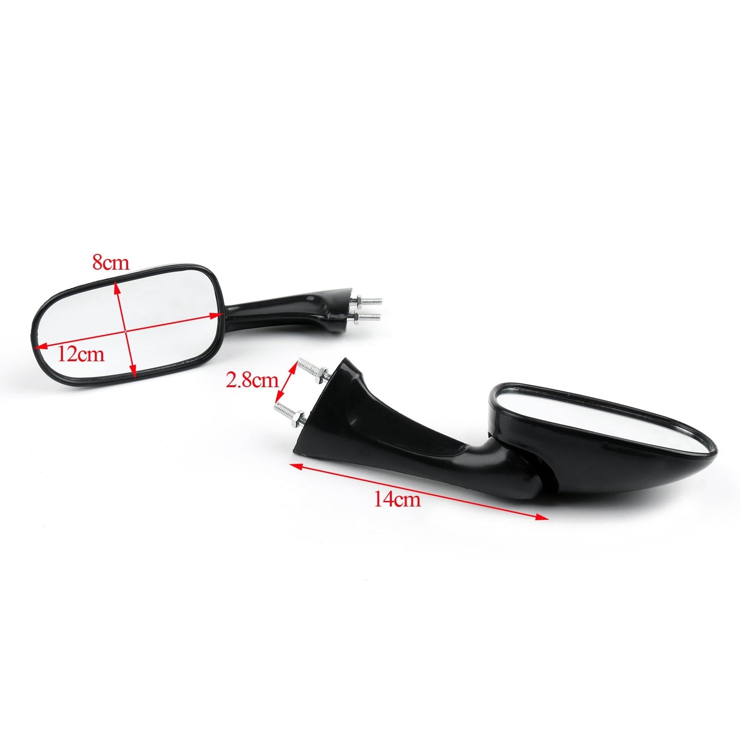Paire de rétroviseurs pour Honda CBR 250 400 NSR 250 SE SP VFR RVF 400 87-97