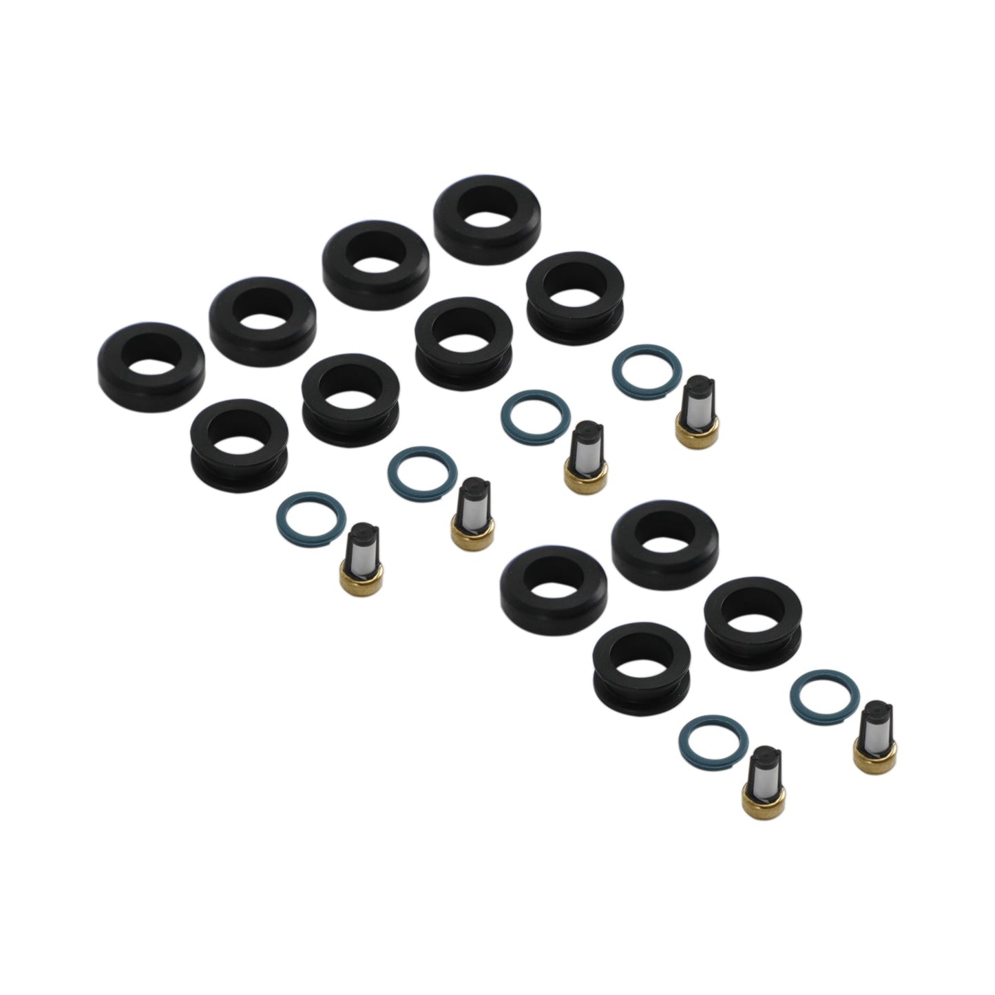 Mitsubishi 3000GT 1991-1999 6PCS Fuel Injectors Seal O-Ring Kit 18-10066 INP-014 MD164888