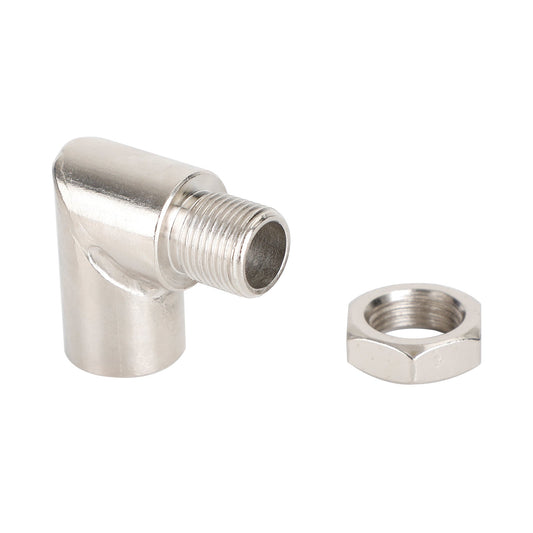 M18*1.5 Exhaust Pipe Oxygen Sensor Adapter 90 Degree Extension Extender CLE