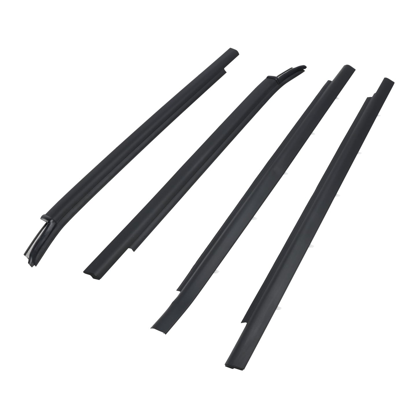 Joint d'étanchéité pour vitre extérieure inférieure de Toyota Tundra Double Cab 2000-2006, 4 pièces, 75720-0C010 et 75710-0C010