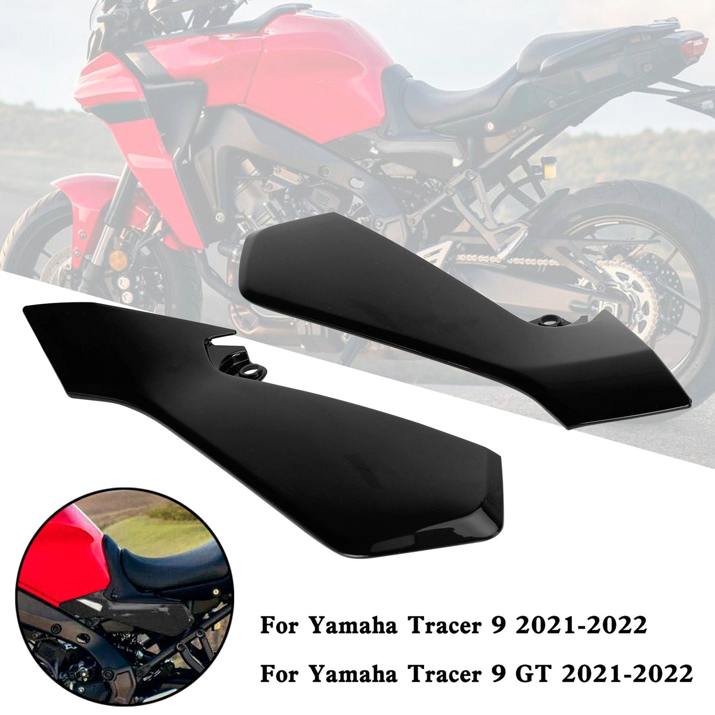 Capot de carénage de siège arrière latéral pour Yamaha Tracer 9 GT 2021-2022