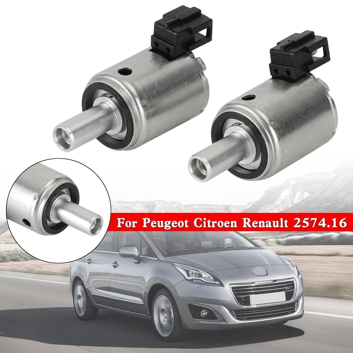 2x Électrovannes de transmission automatique AL4 DPO 257416 7701208174 0000257416 Peugeot Renault 2574.16 Générique