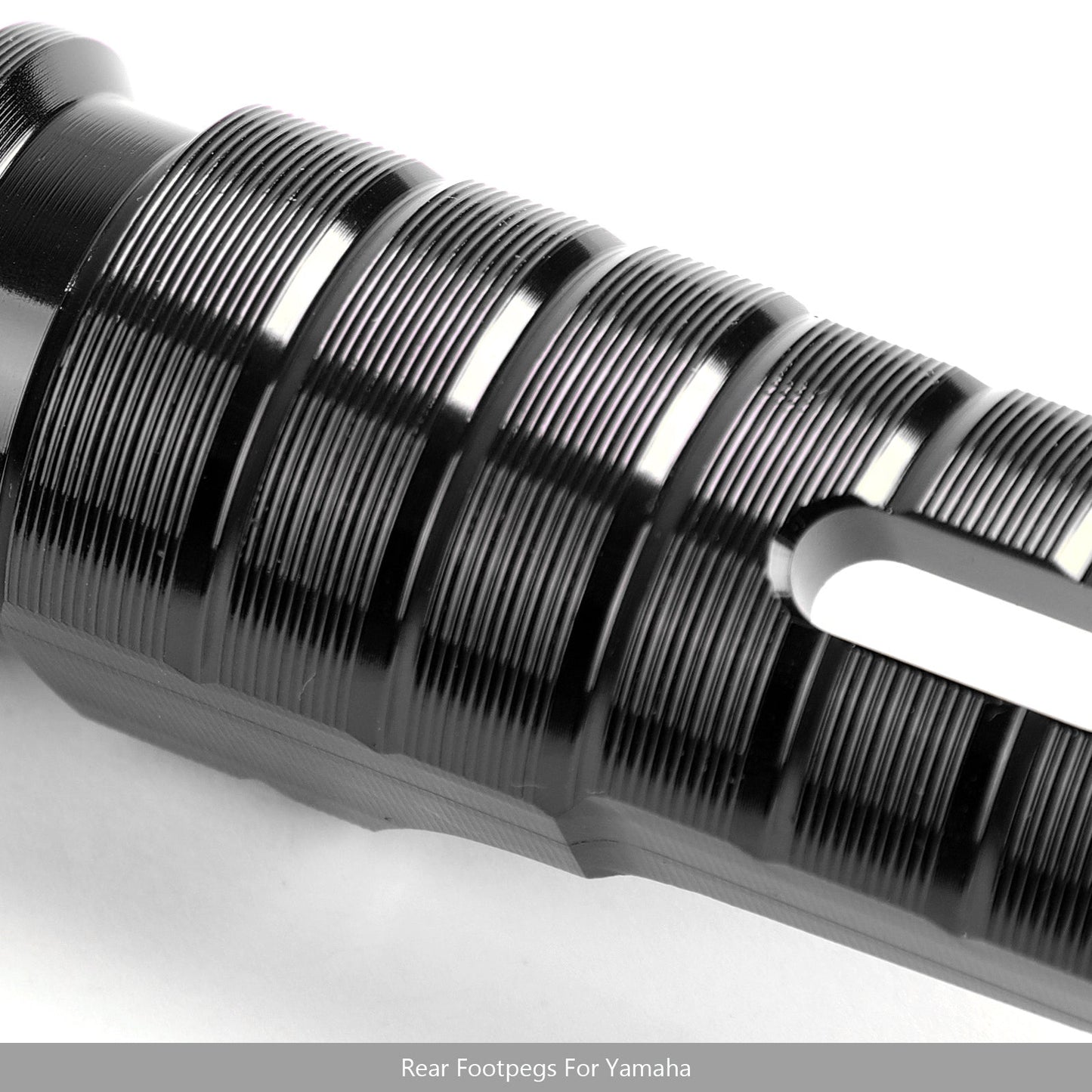 Repose-pieds arrière noirs pour Yamaha MT-10, FZ-10, MT-09, FZ-09, MT-07, FZ-07, YZF R3, R25