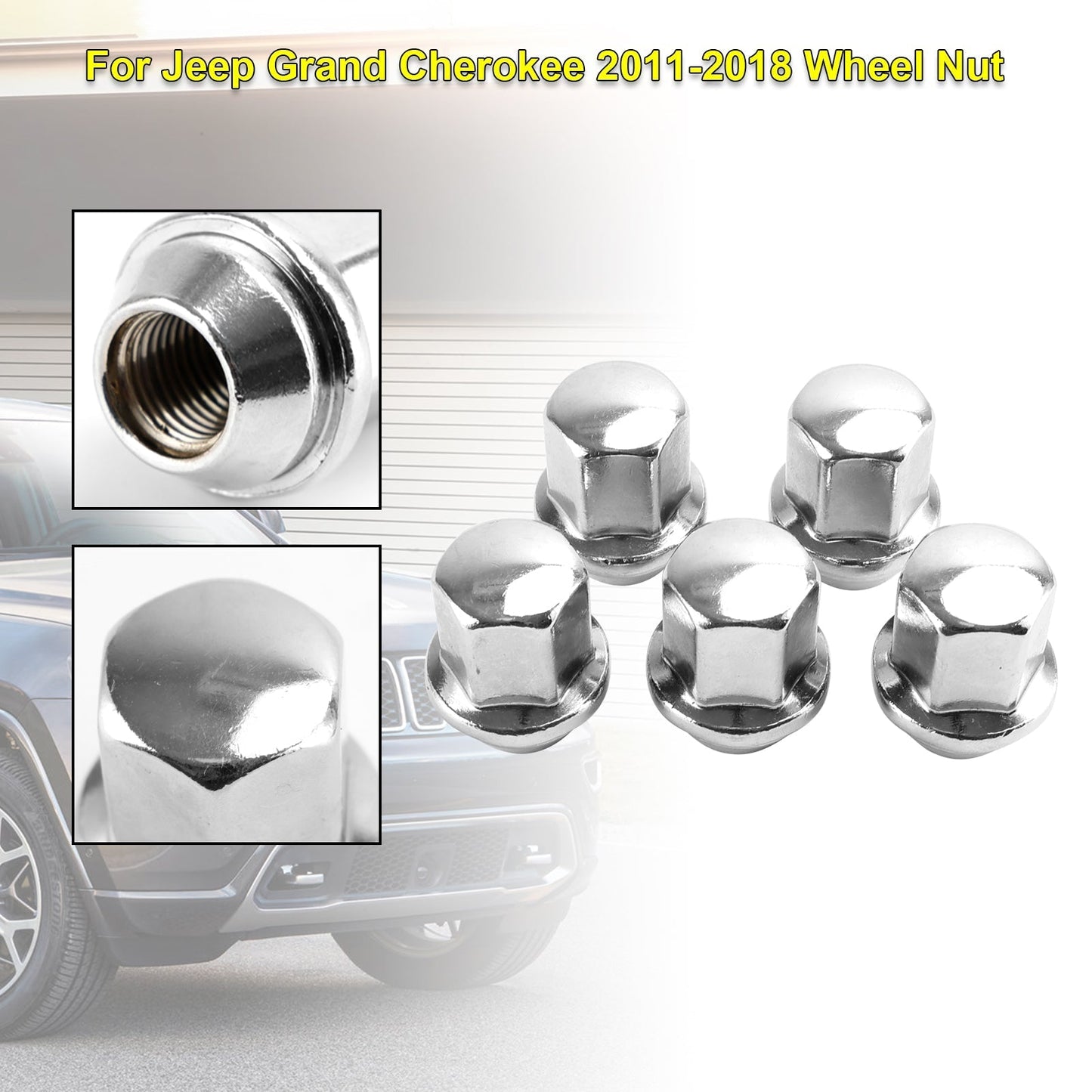 2012-2018 For Dodge Durango Ram 1500 5PCS Lug Nuts 14x1.5 06509422AA 6509422AA