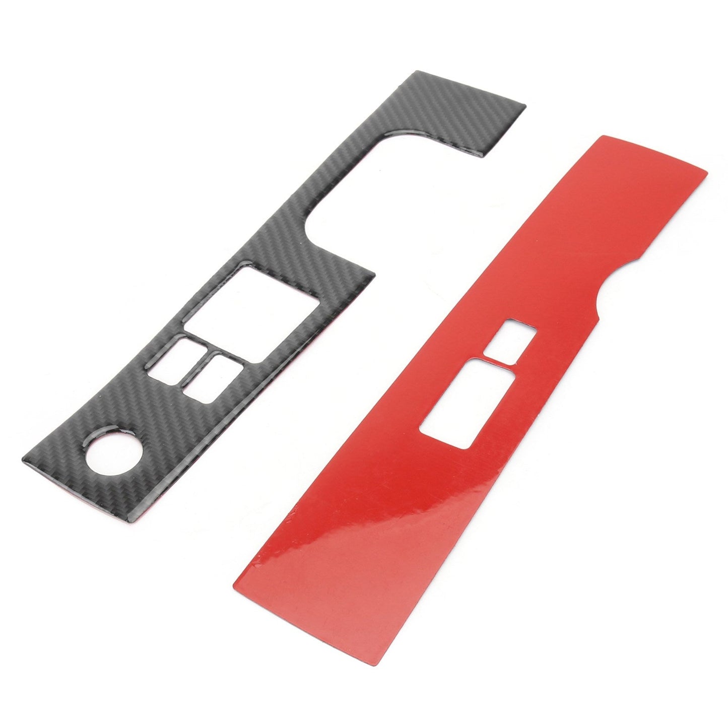 Garniture de panneau de commutateur de lève-vitre intérieur en fibre de carbone pour Nissan 350Z 2006-2009