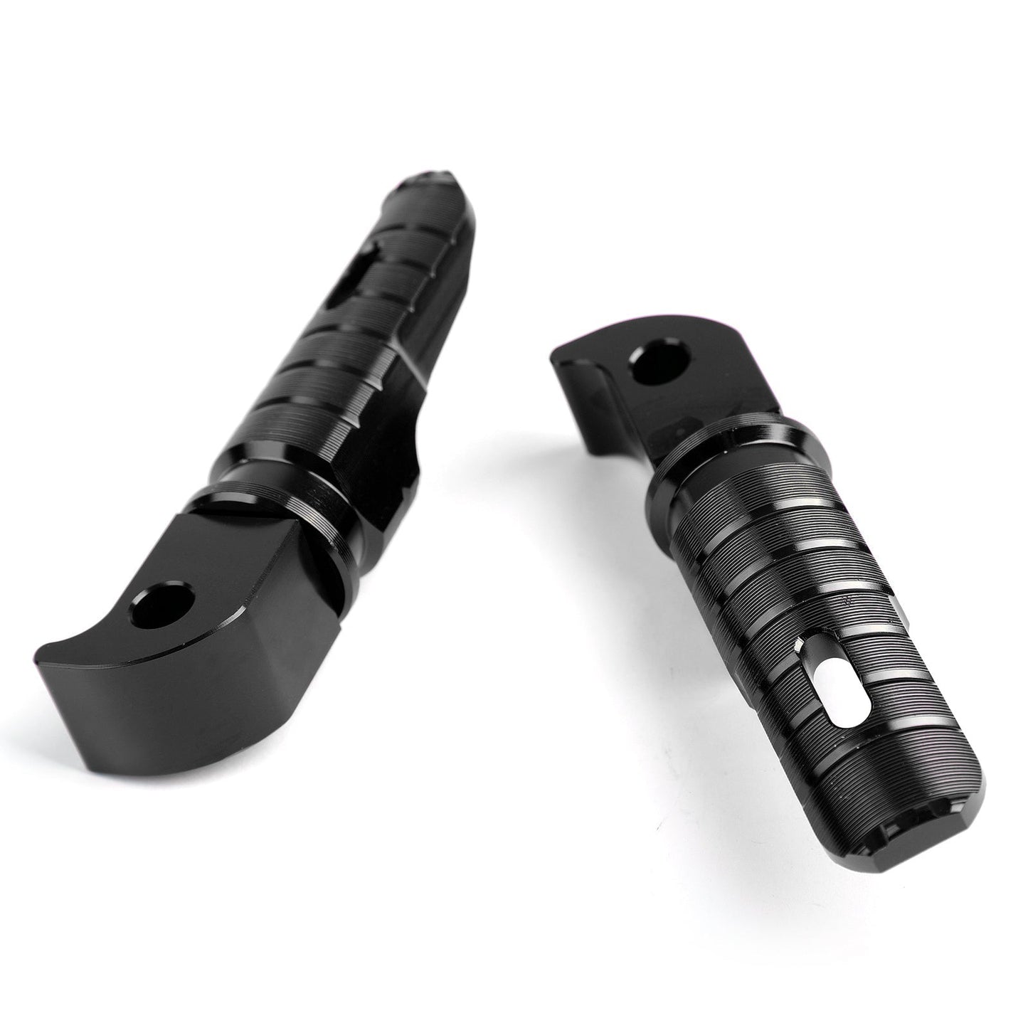 Repose-pieds arrière noirs pour Yamaha MT-10, FZ-10, MT-09, FZ-09, MT-07, FZ-07, YZF R3, R25