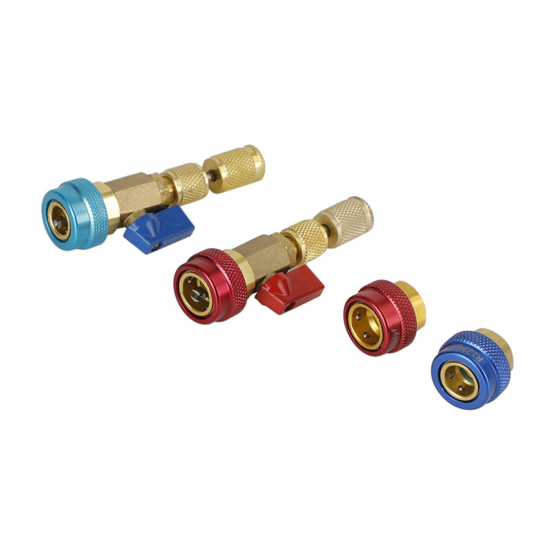 Ensemble d'outils de démontage et d'installation de noyau de valve de réfrigérant Outil de valve côté haut et bas