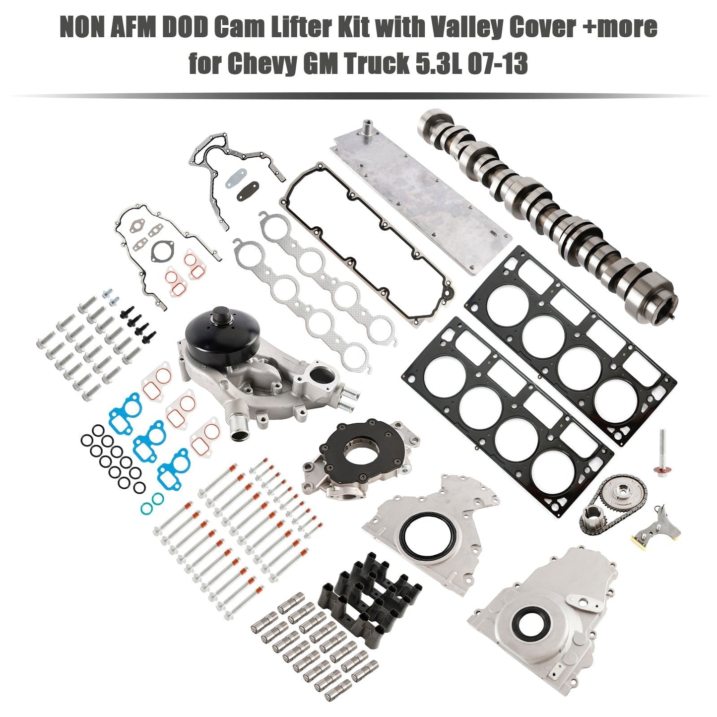 2005-2007 Buick Rainier 5.3L Non Afm Dod Cam Lifter Kit with Valley Cover +more 12625437