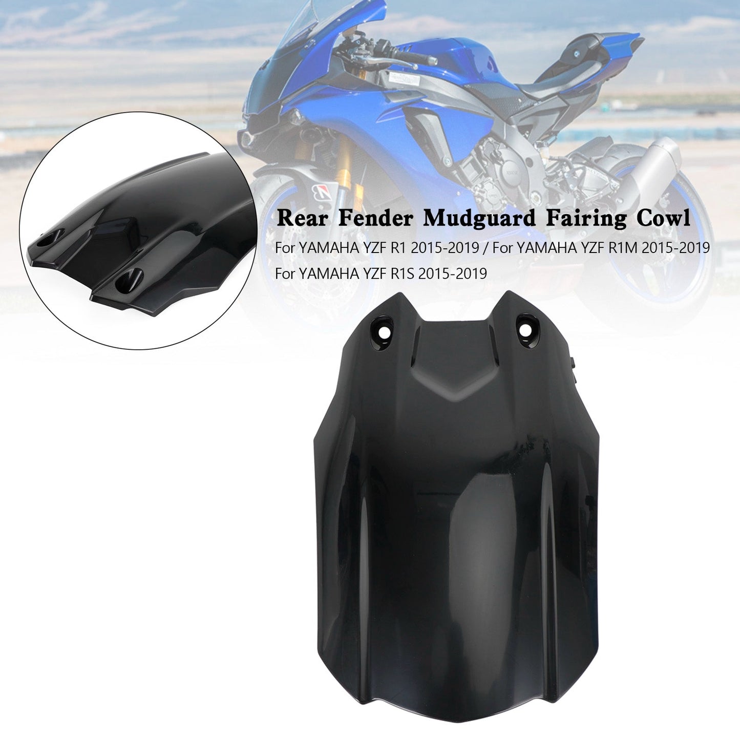 Carenado de guardabarros trasero para Yamaha YZF-R1 YZF R1M R1S 2015-2019