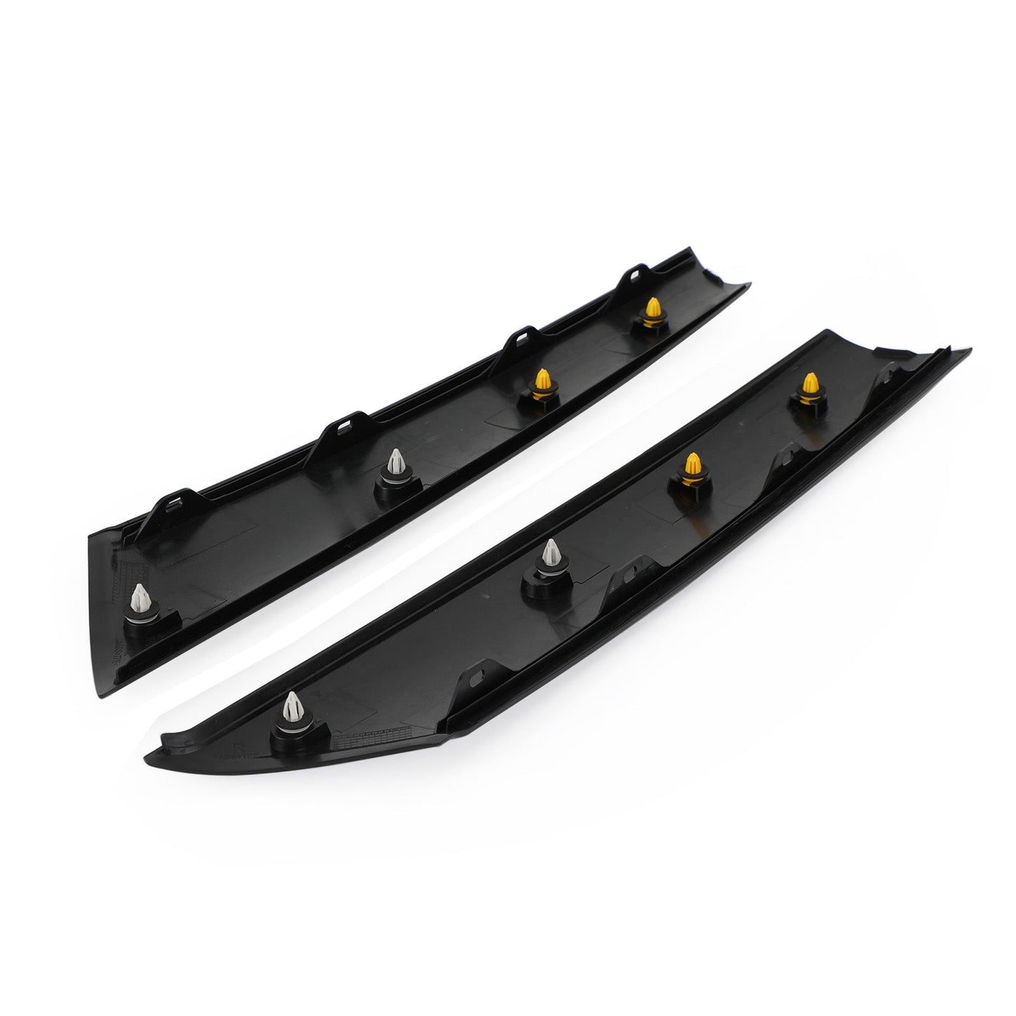 2 molduras negras para postes de parabrisas delanteros Mini R55 R56 51137272583/84