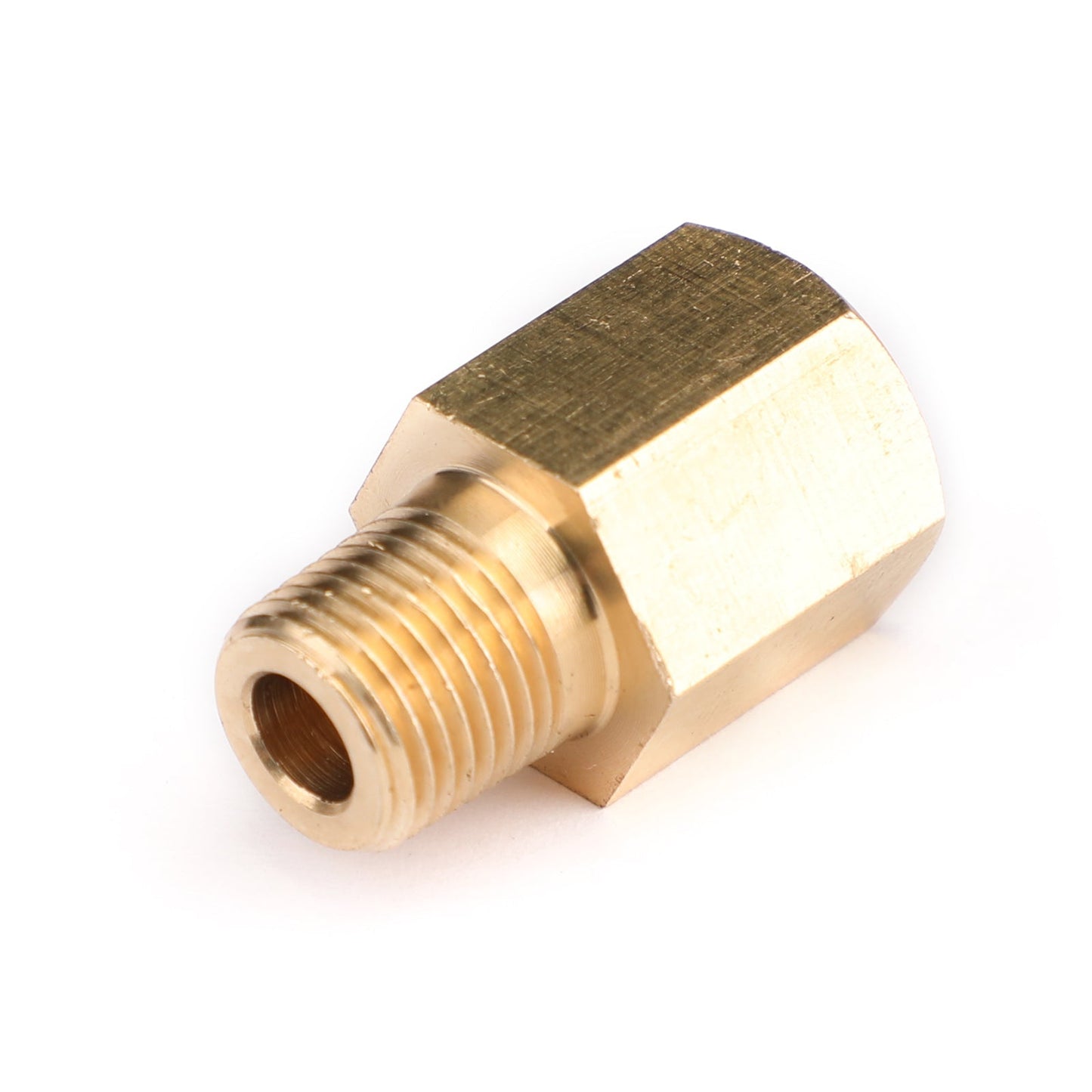 Adaptateur de pression d'huile pour manomètre, filetage femelle 1/8 NPT vers mâle 1/8 BSPT